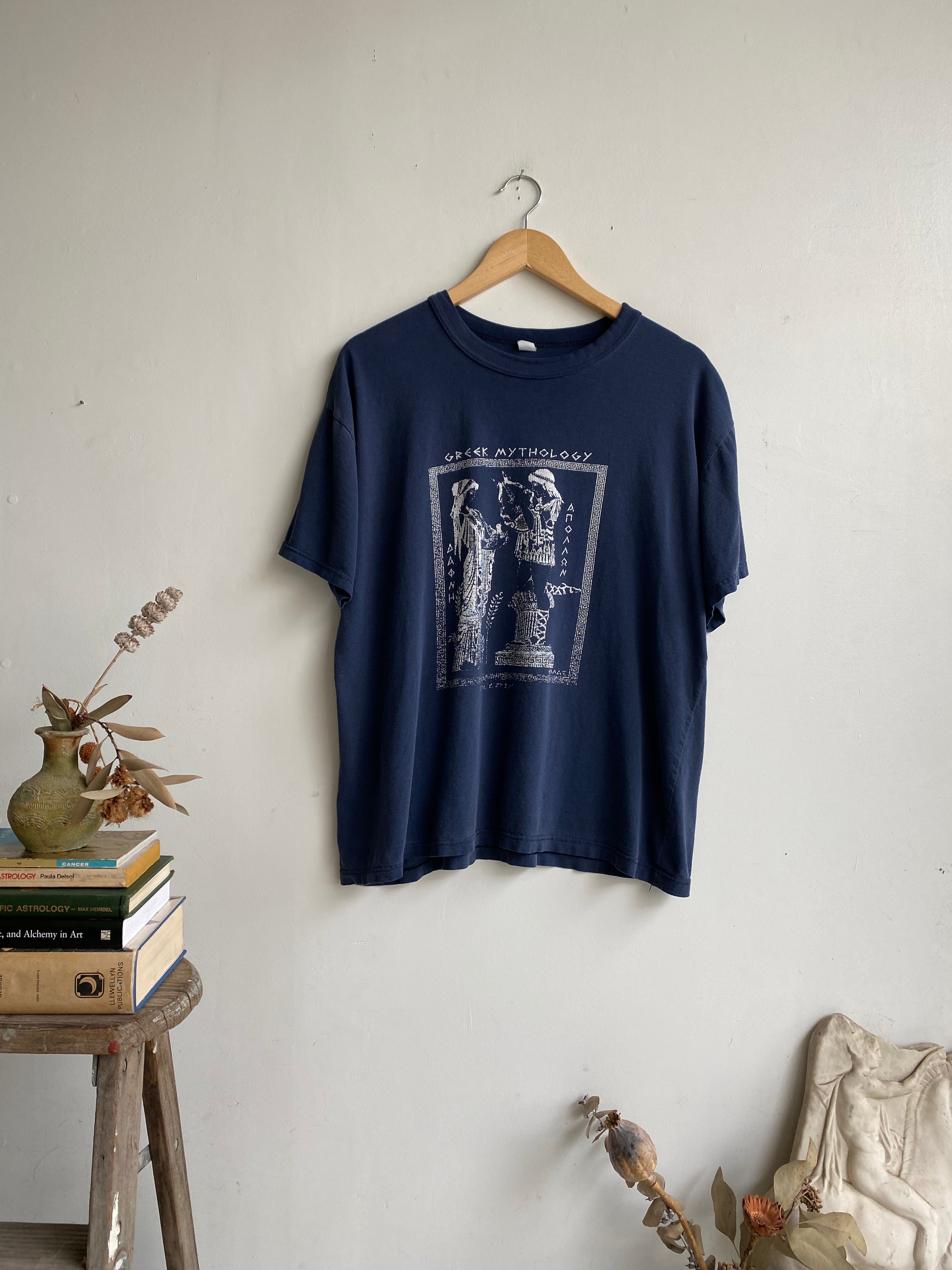 1980s Faded Greek Mythology Tee (M/L)