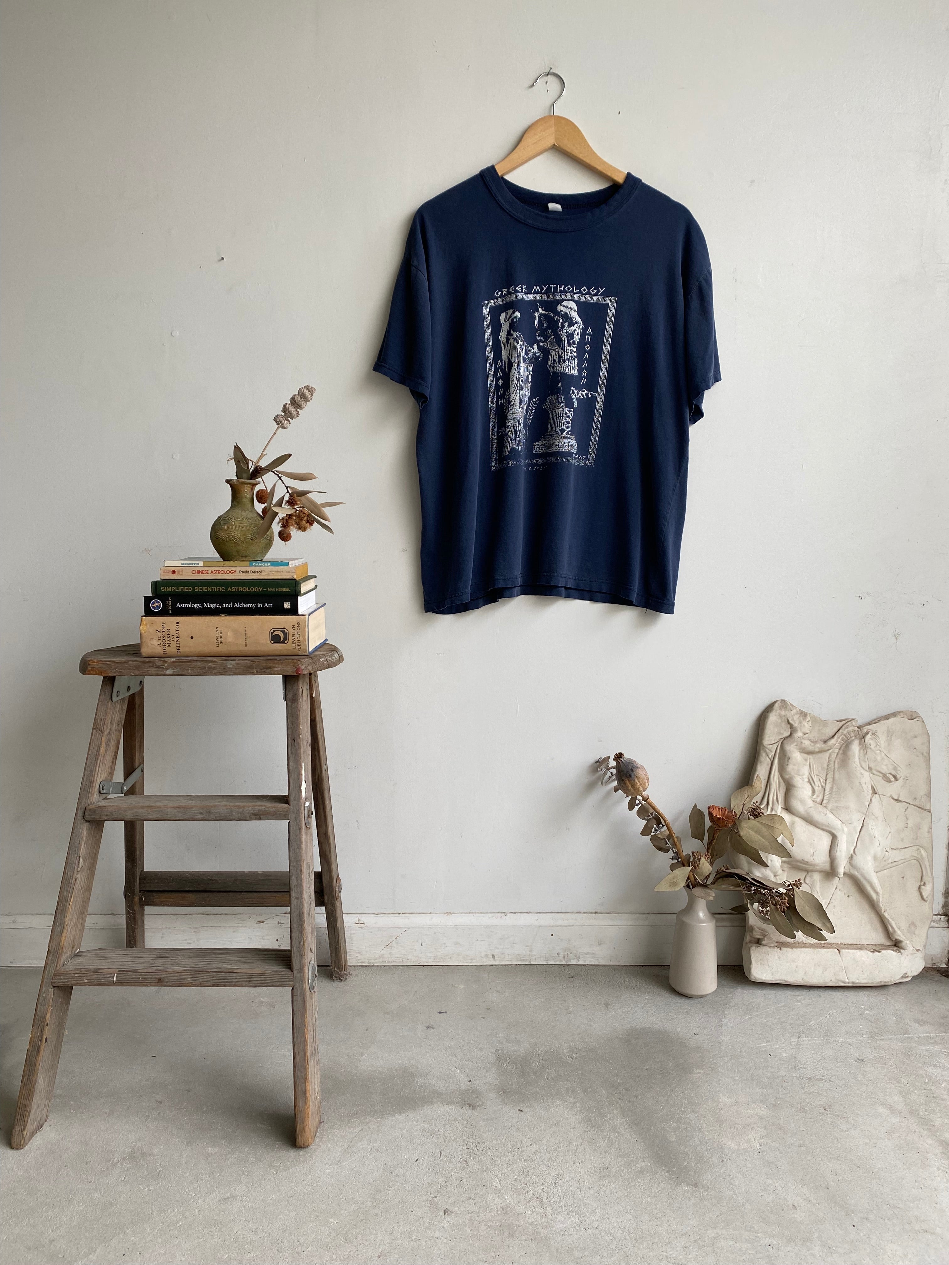 1980s Faded Greek Mythology Tee (M/L)