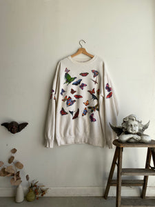 1990s Butterfly Sweatshirt (XL)