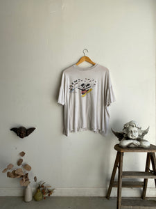 1980s Mickey Butterfly Catcher T-Shirt (Cropped L)