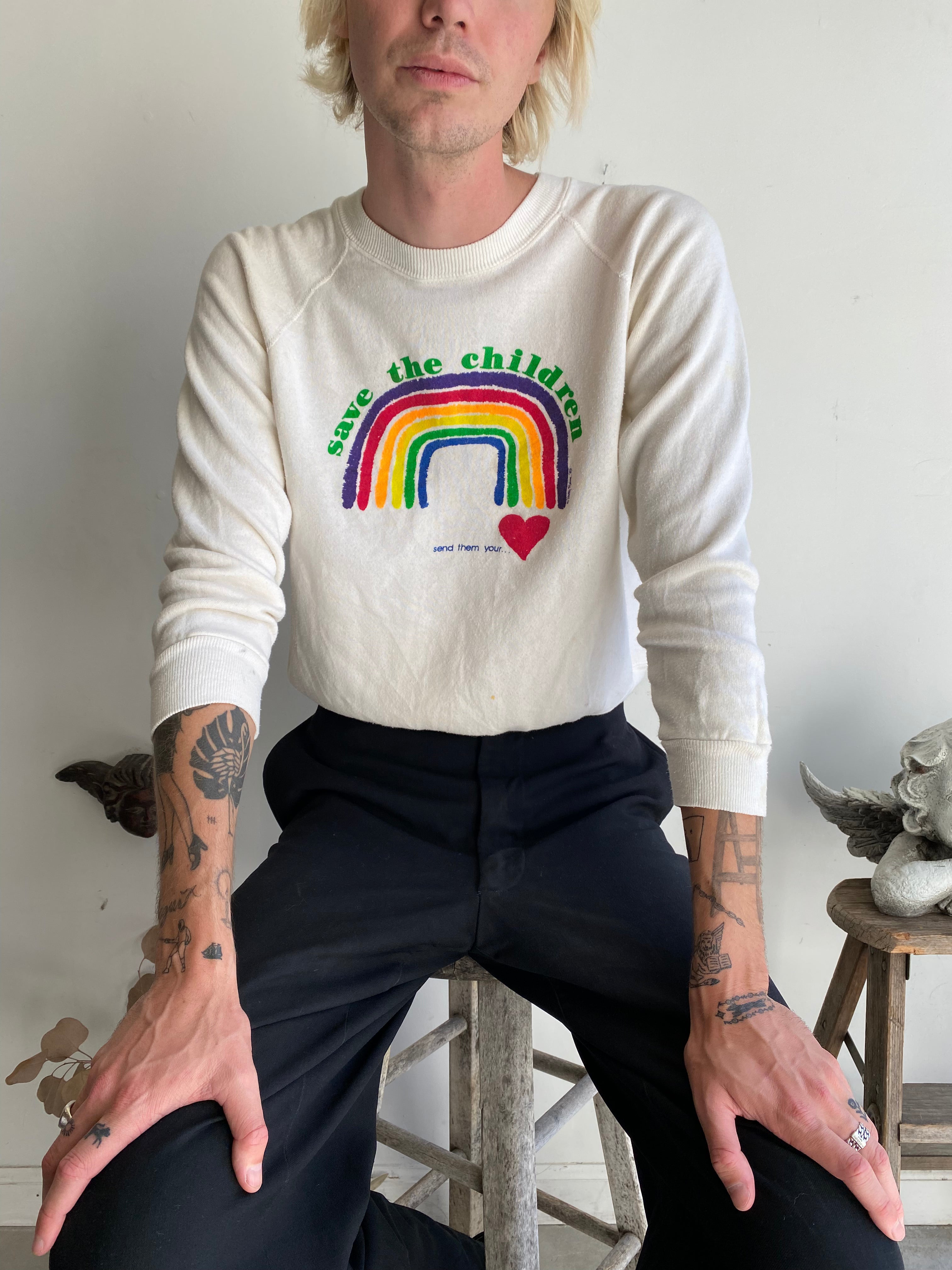 1980s "Save the Children" Sweatshirt (S/M)