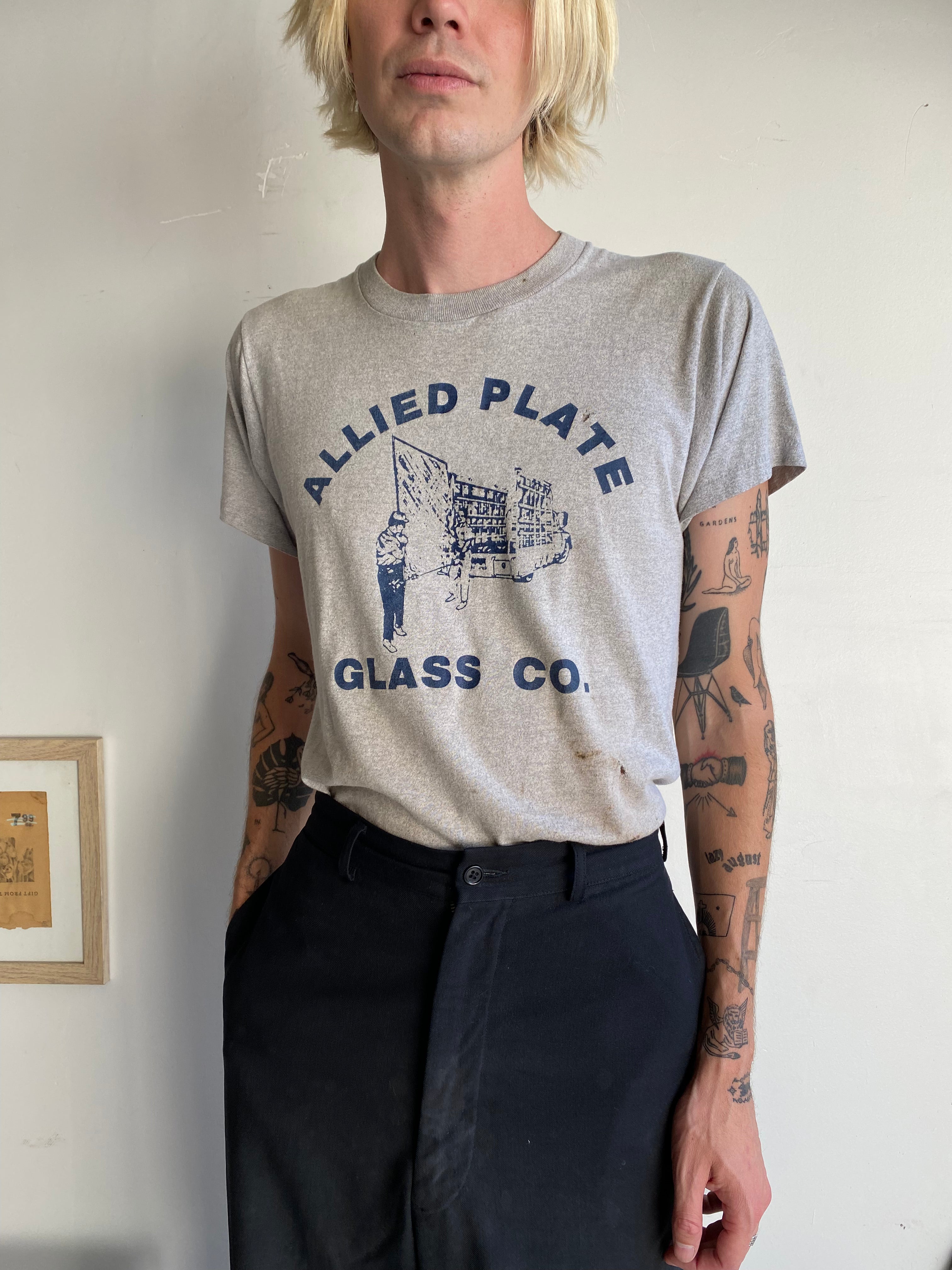 1980s Allied Plate Glass Co. T-Shirt (M)