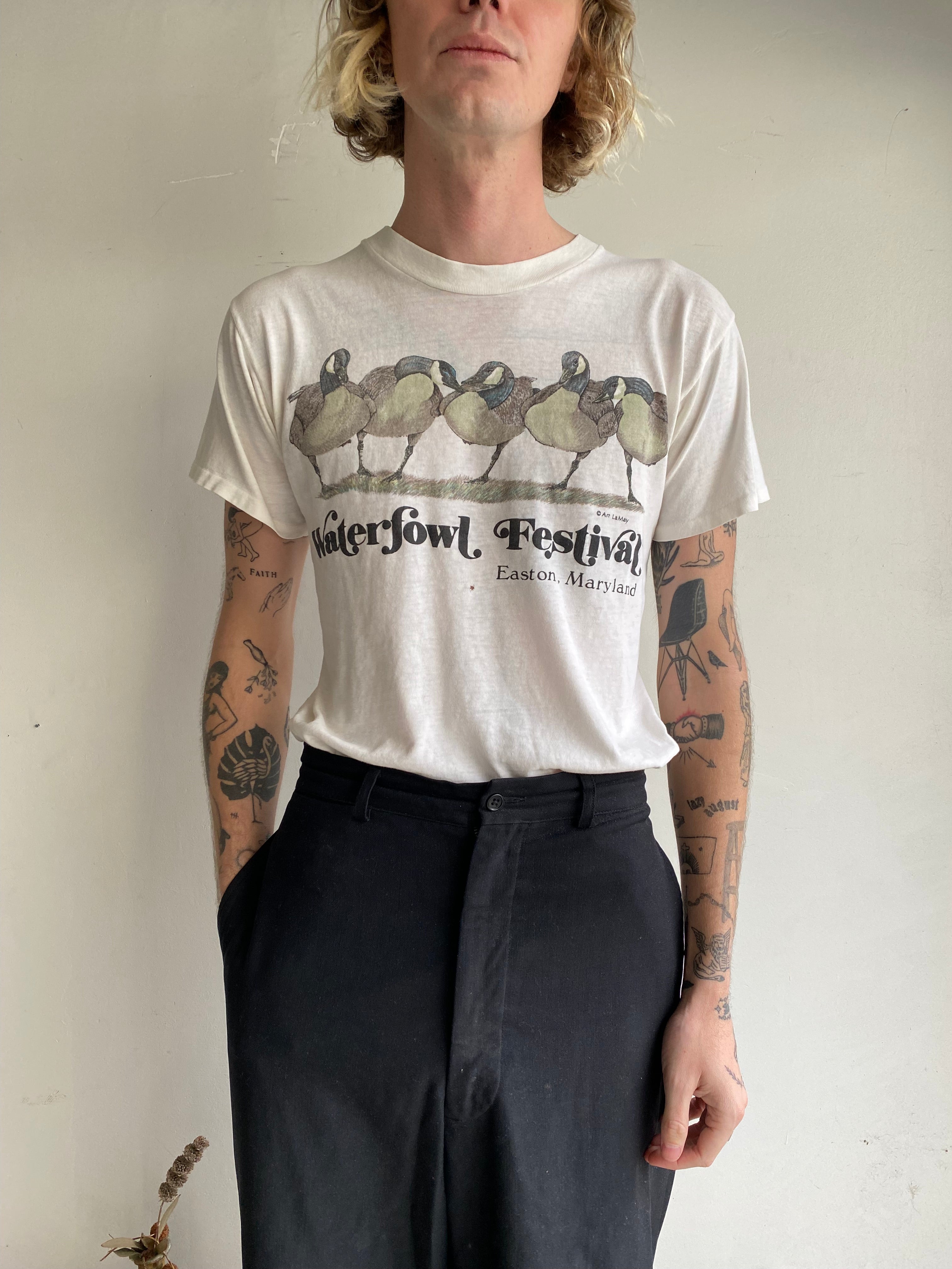 1980s Waterfowl Festival Tee (S/M)