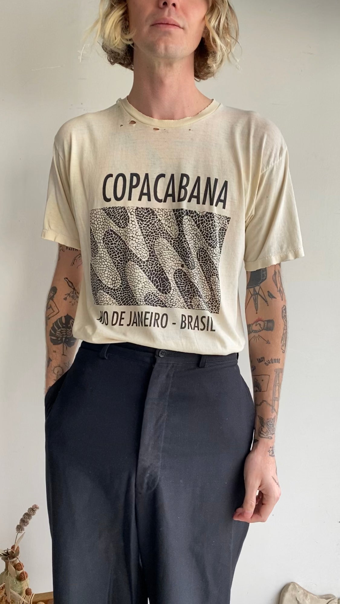 1980s Well-Worn Copacabana T-Shirt (M)