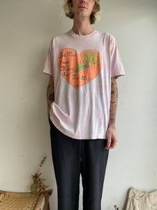 1990s Faded Yellow Rose T-Shirt (XXL)