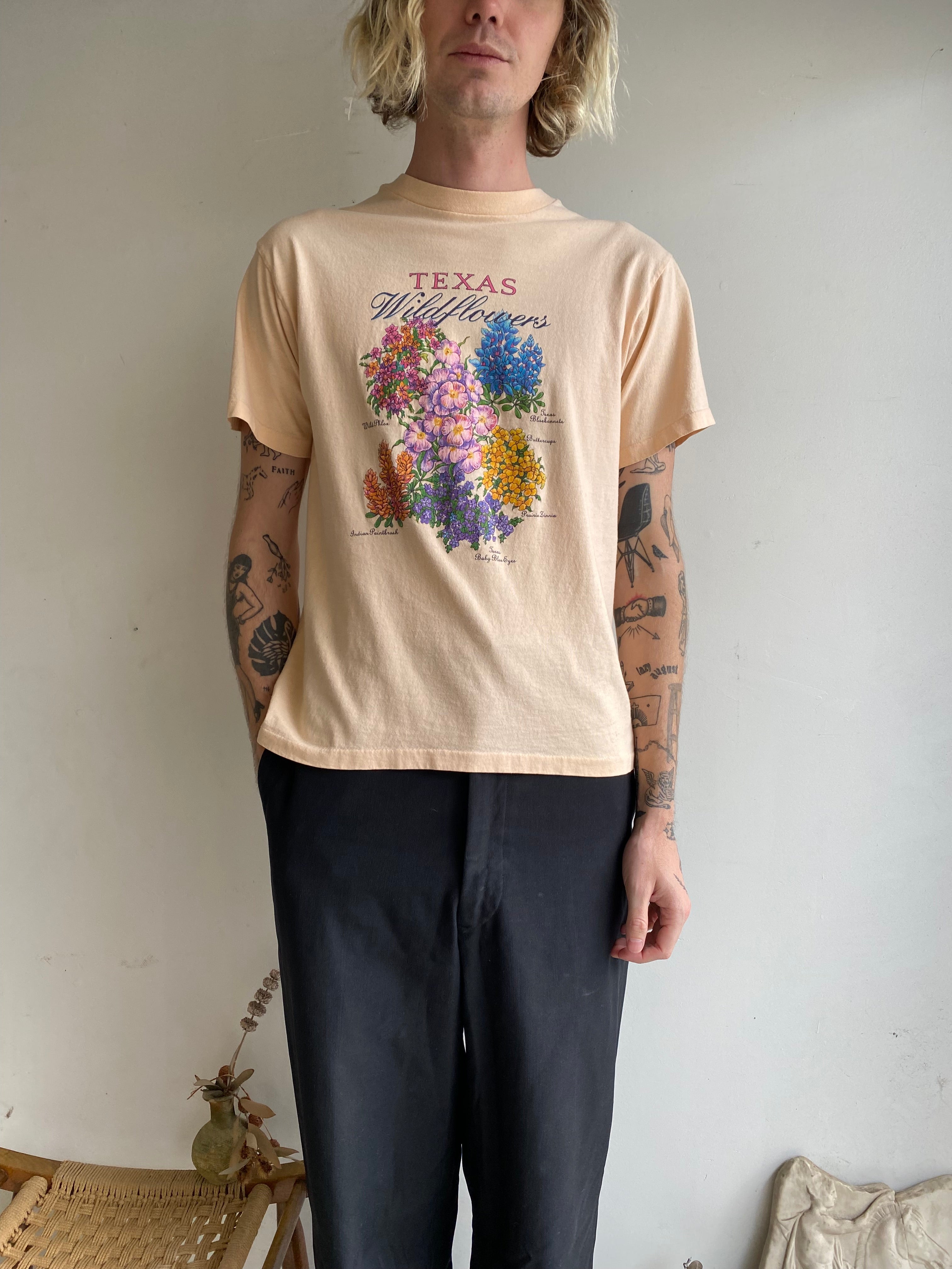 1990s Texas Wildflowers T-Shirt (M)