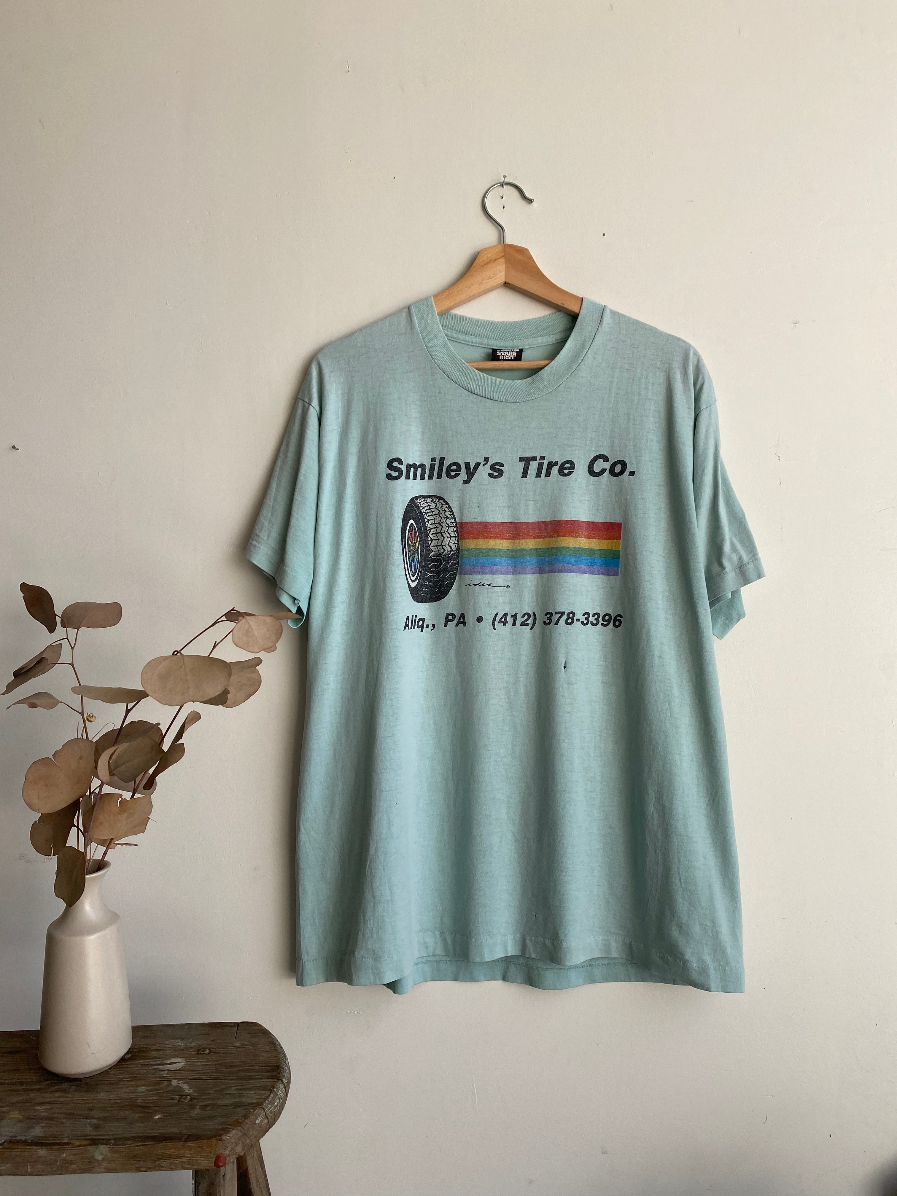 1980s Smiley's Tire Co. T-Shirt (XL)