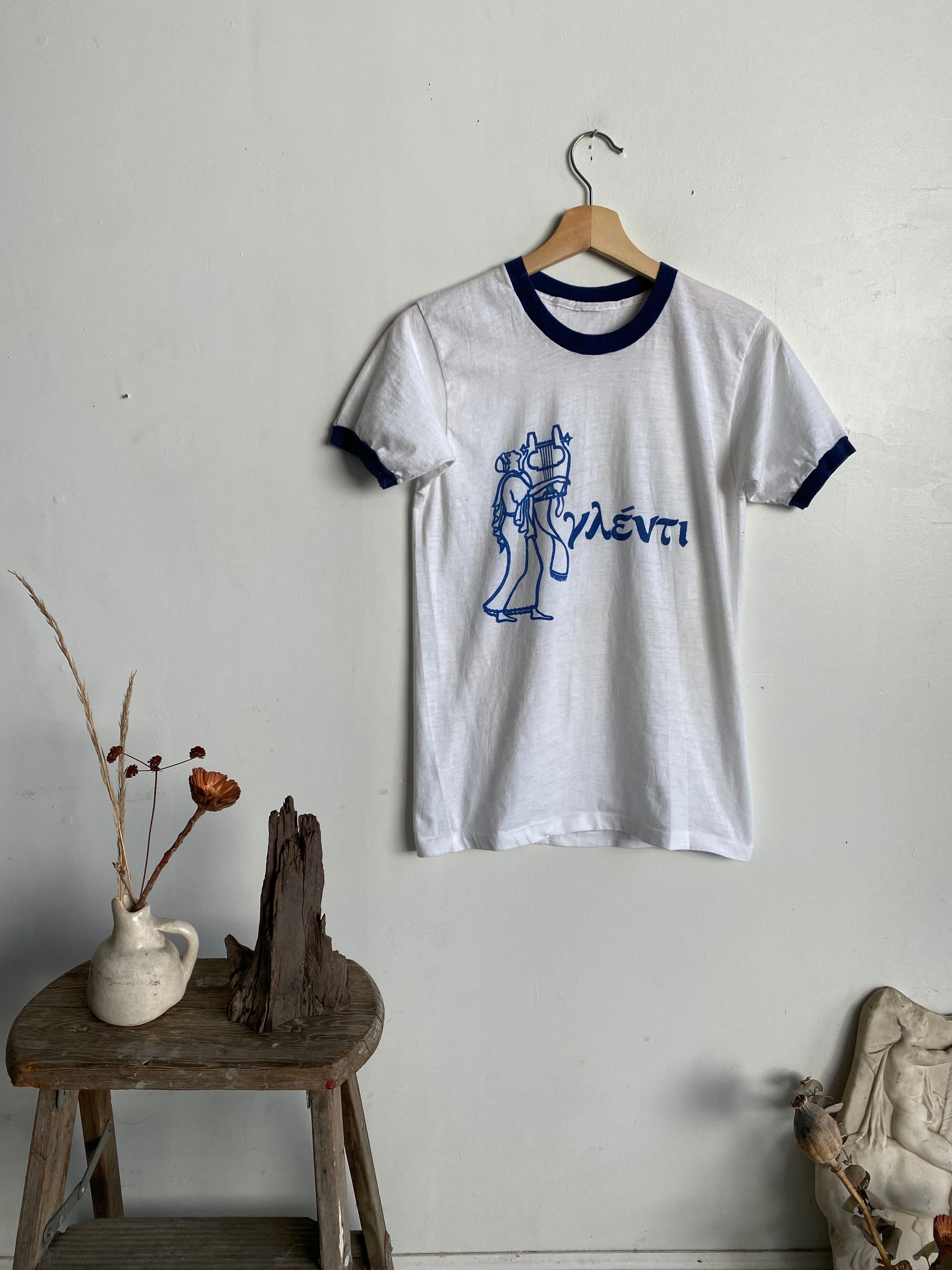 1970s Greek Lyre Player Tee (S/M)