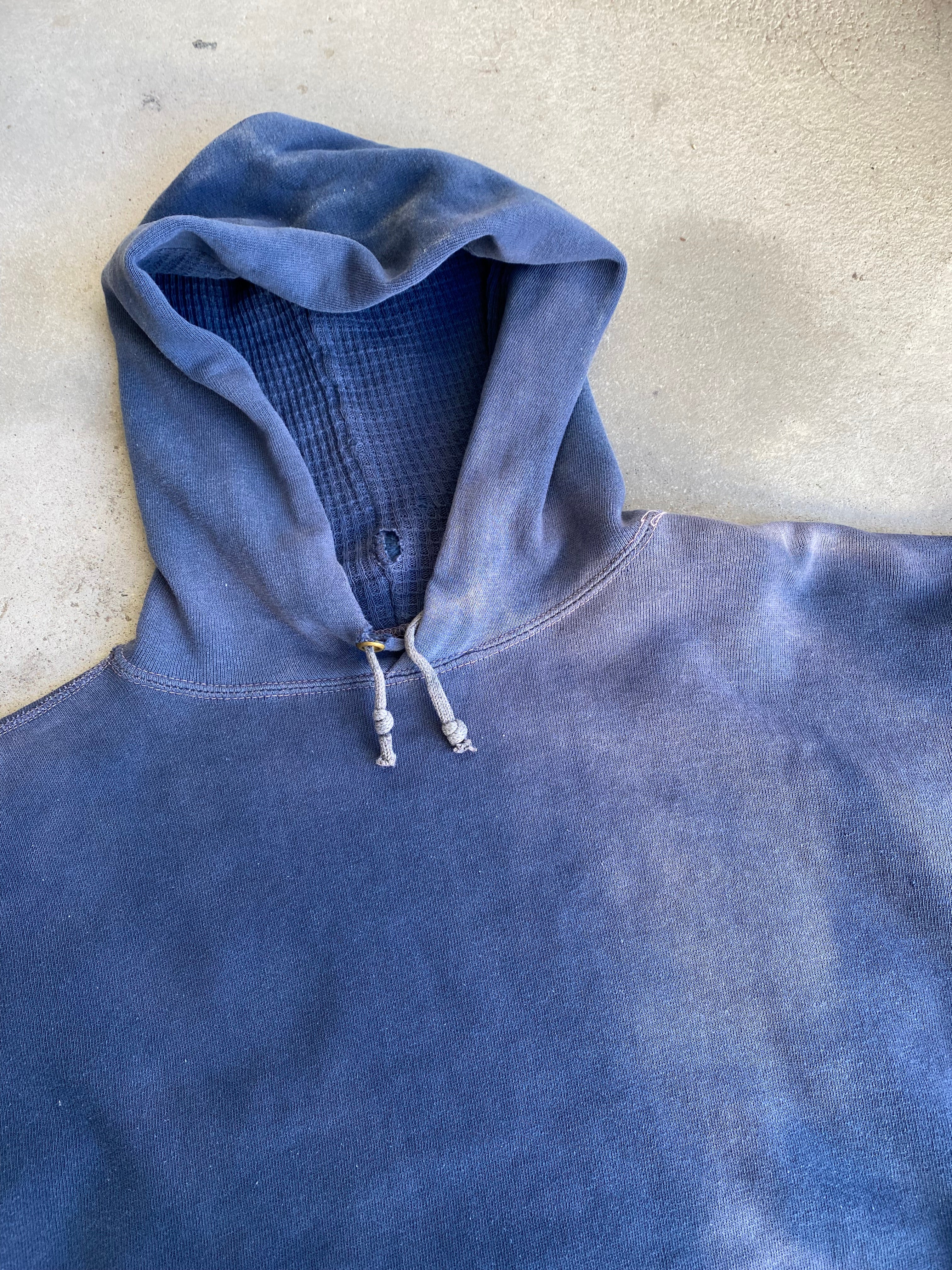 1960s Perfectly Worn Blue Hoodie (S/M)