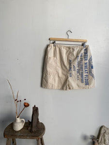 Home Made Feed Sack Draw-Shorts (Fits like 28" to 30" Waist)