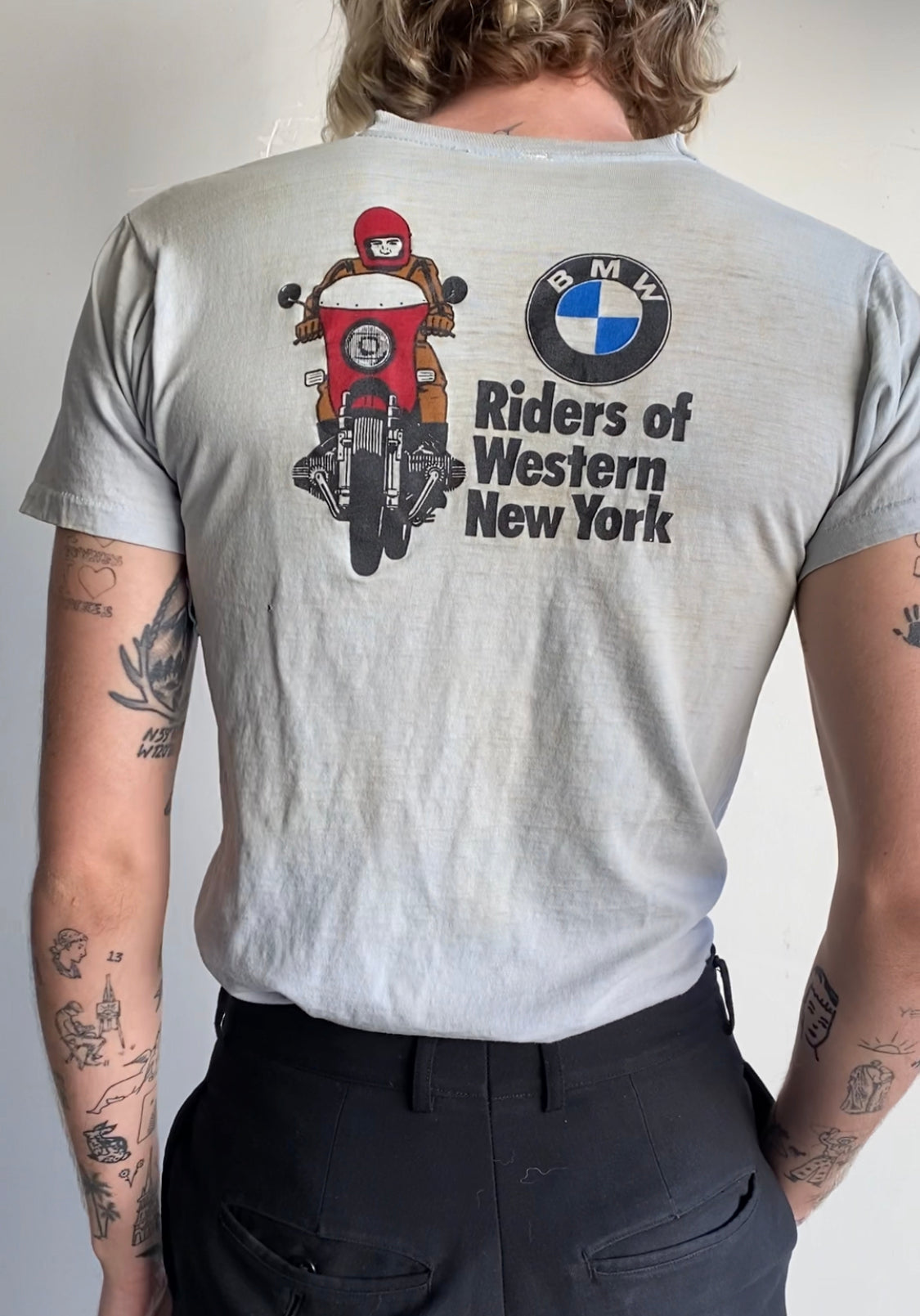 1970s Well-Worn BMW T-Shirt (M)