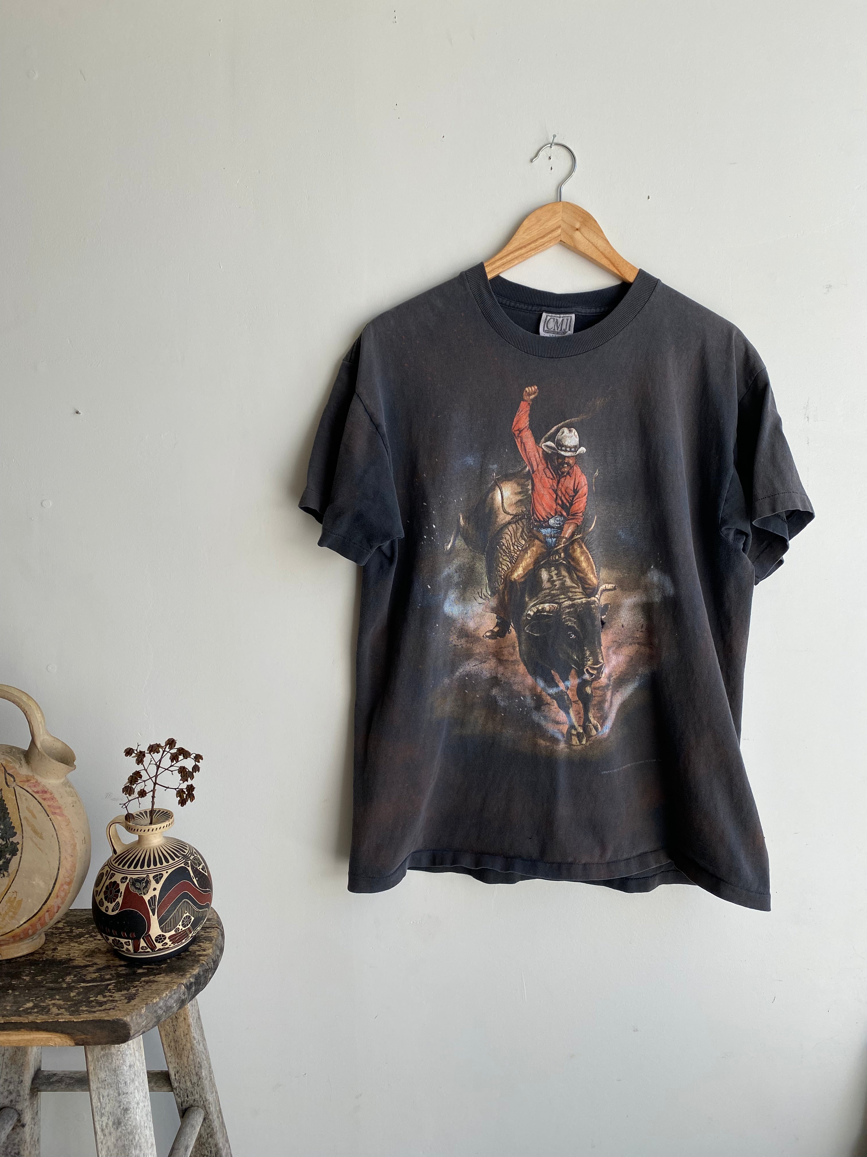 1990s Bull Wrangler T-Shirt (L)