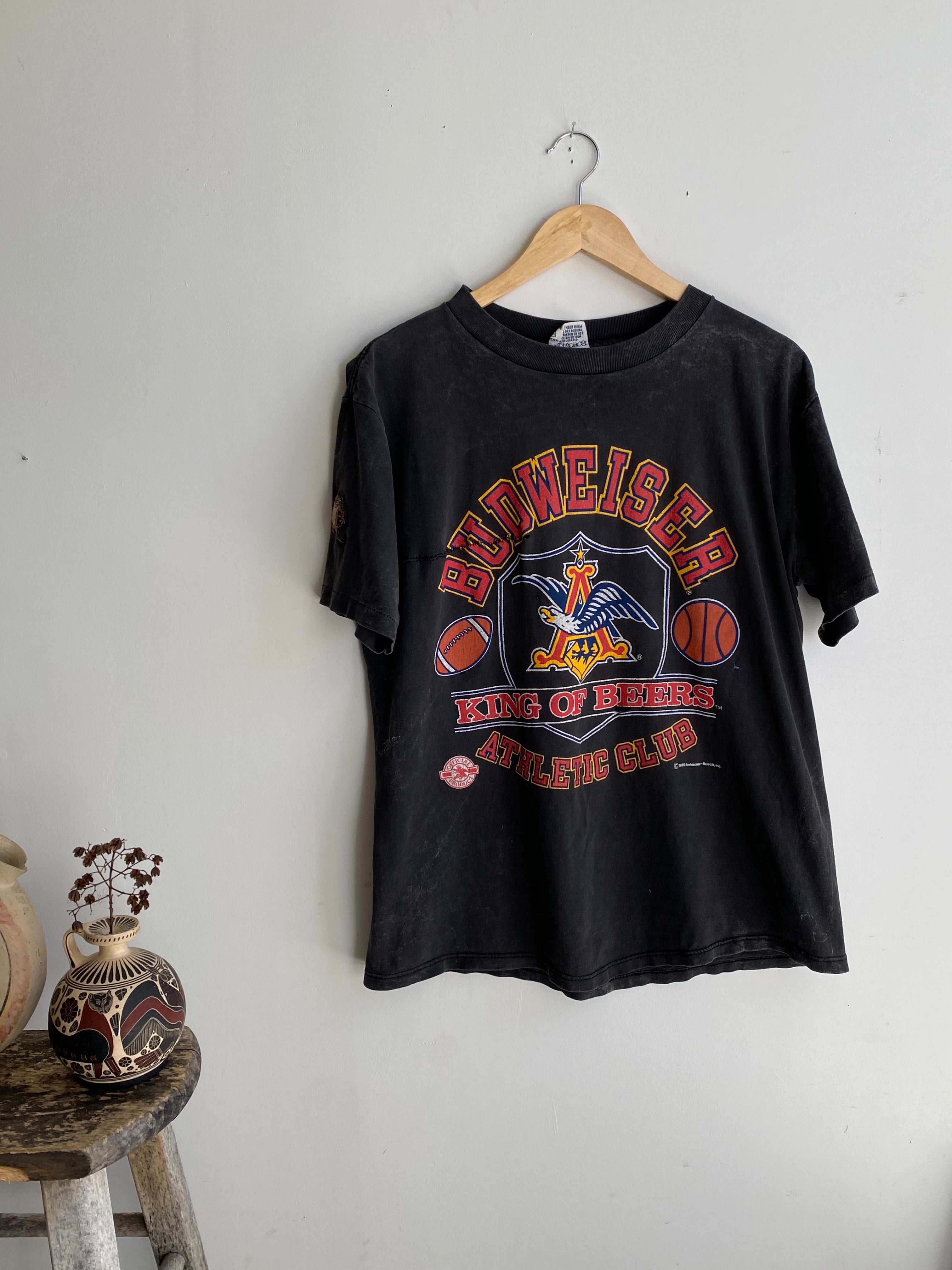 1989 Thrashed Budweiser T-Shirt (L)