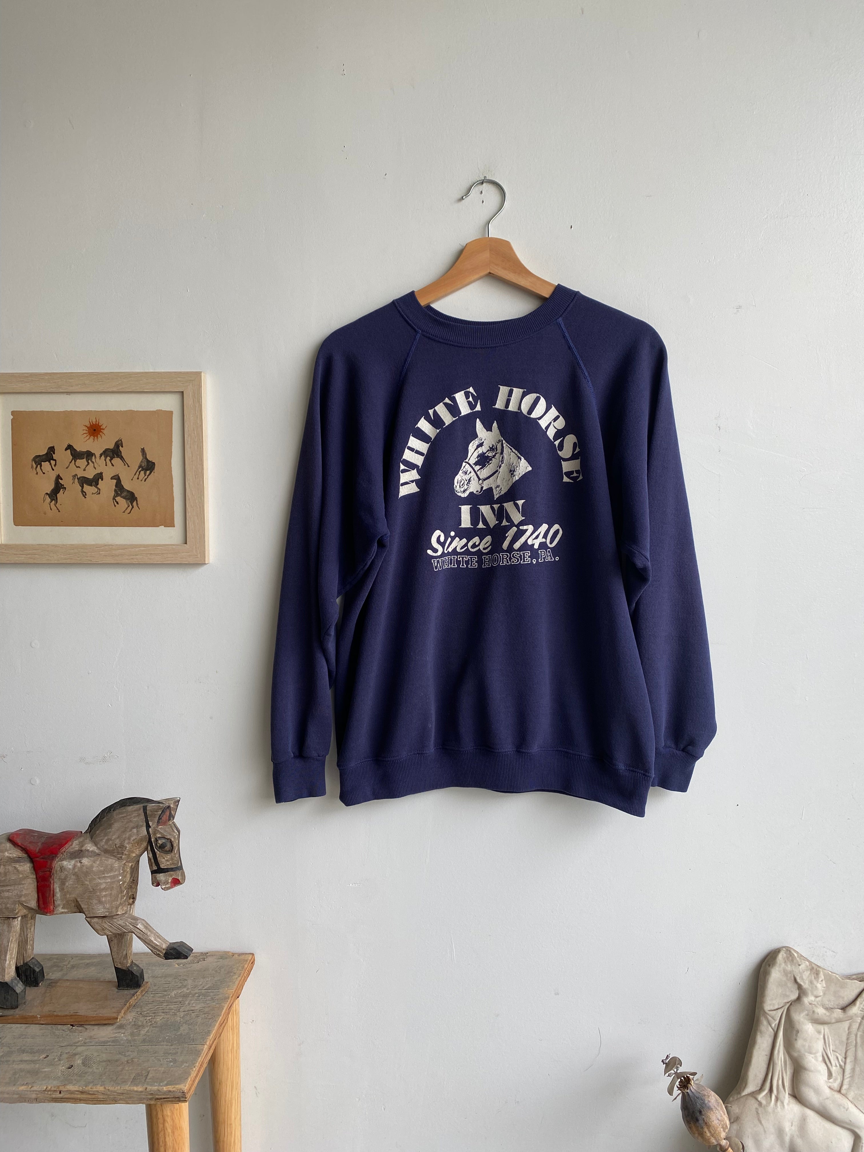 1980s White Horse Inn Sweatshirt (Boxy M)