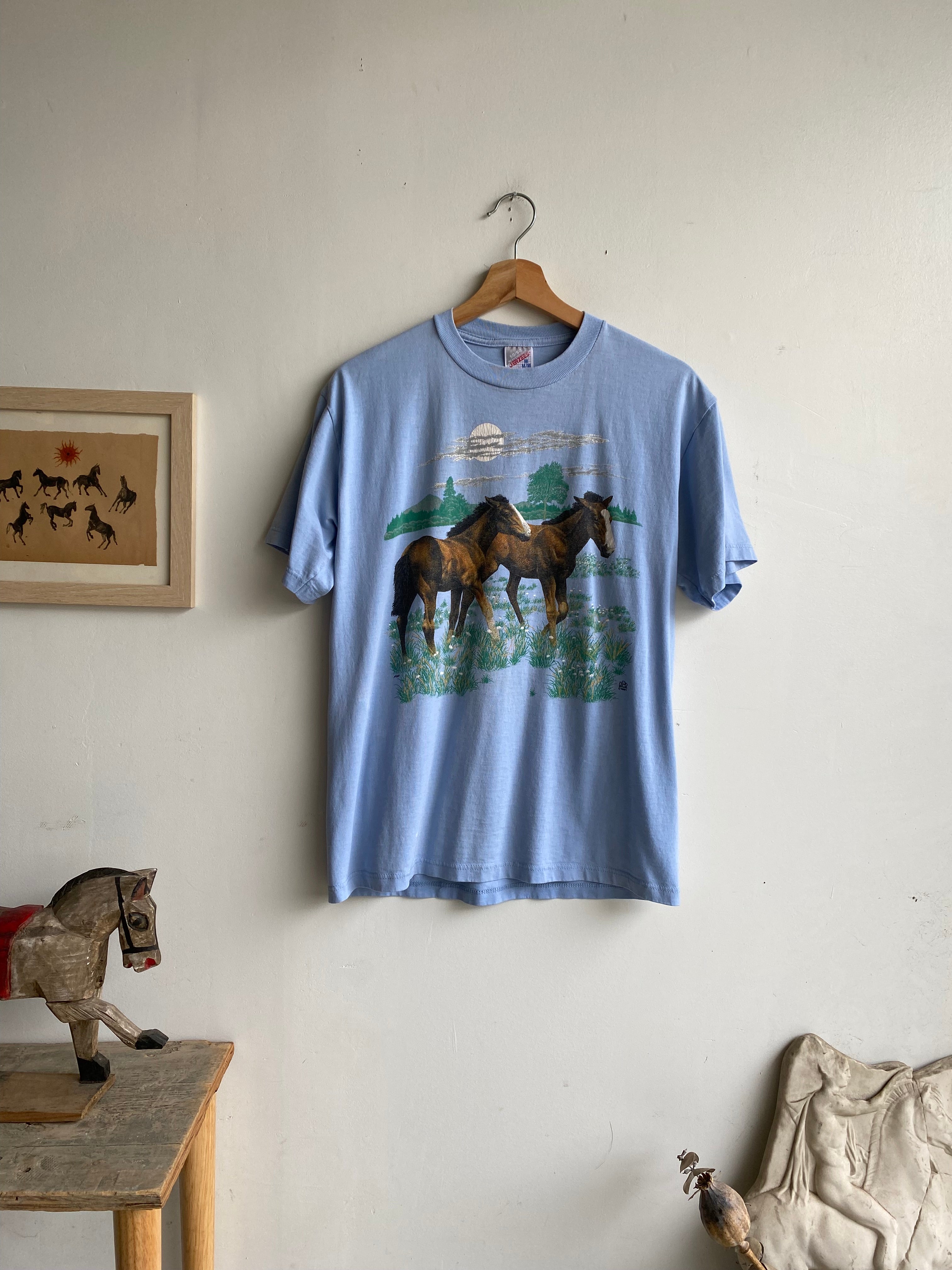 1991 Grazing Horses T-Shirt (M)