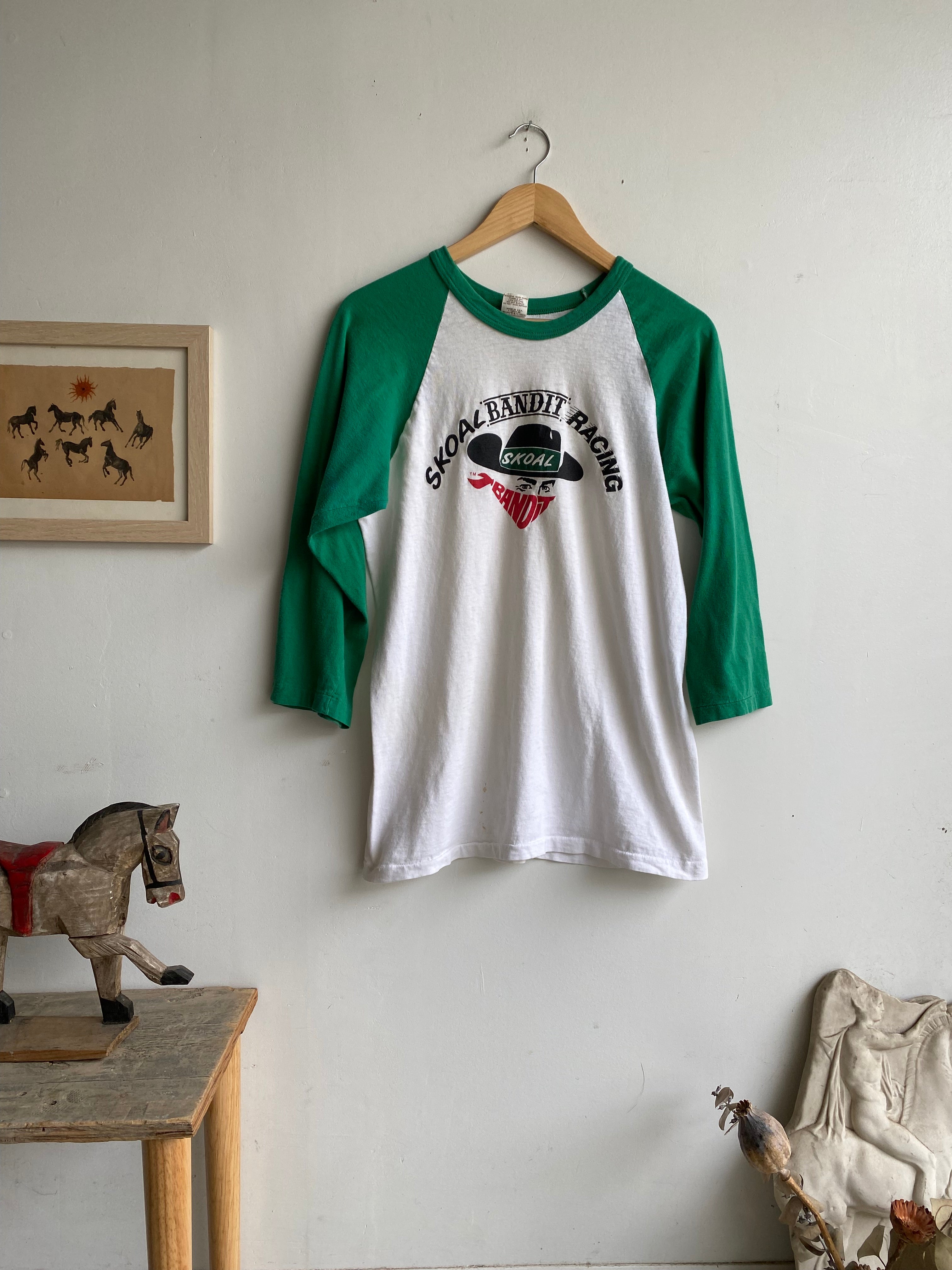 1980s Skoal Bandit Racing Baseball Tee (S/M)