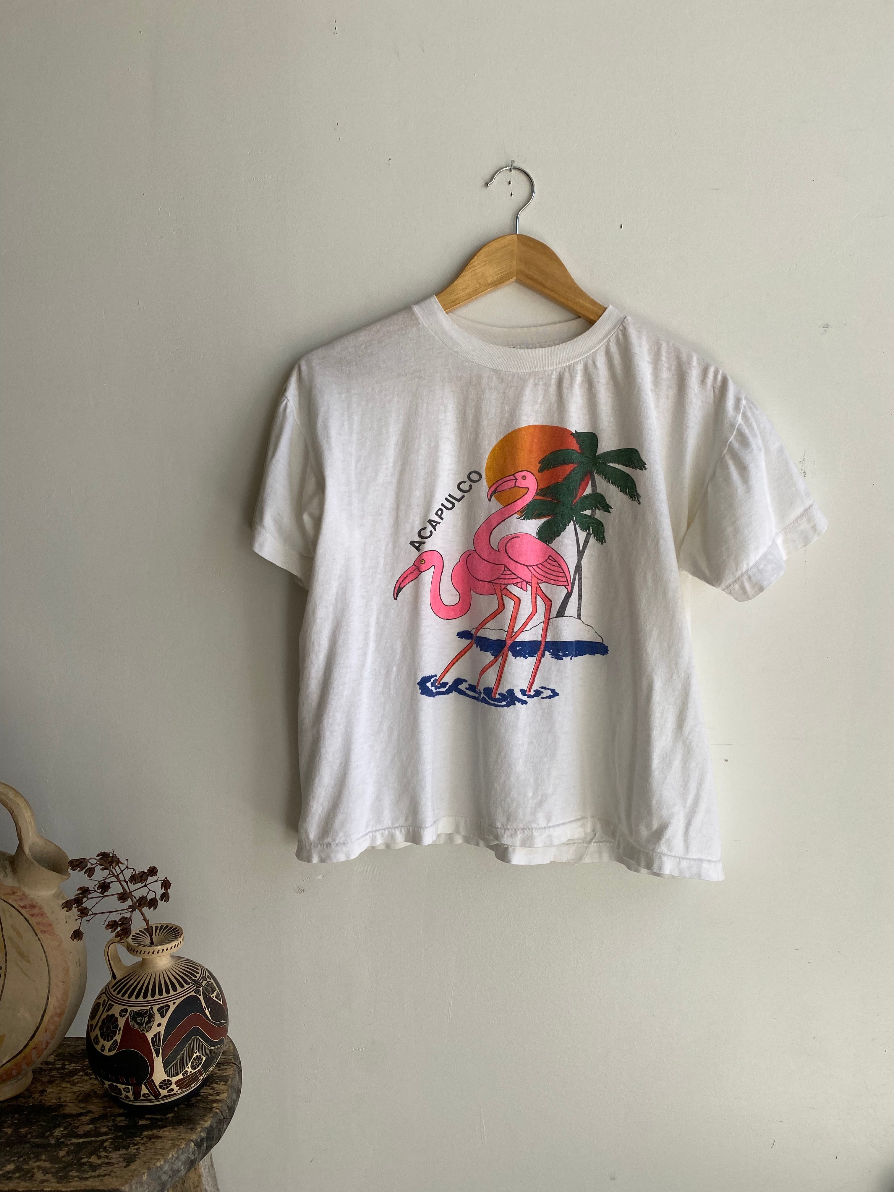 1980s Boxy Acapulco T-Shirt (Boxy S)