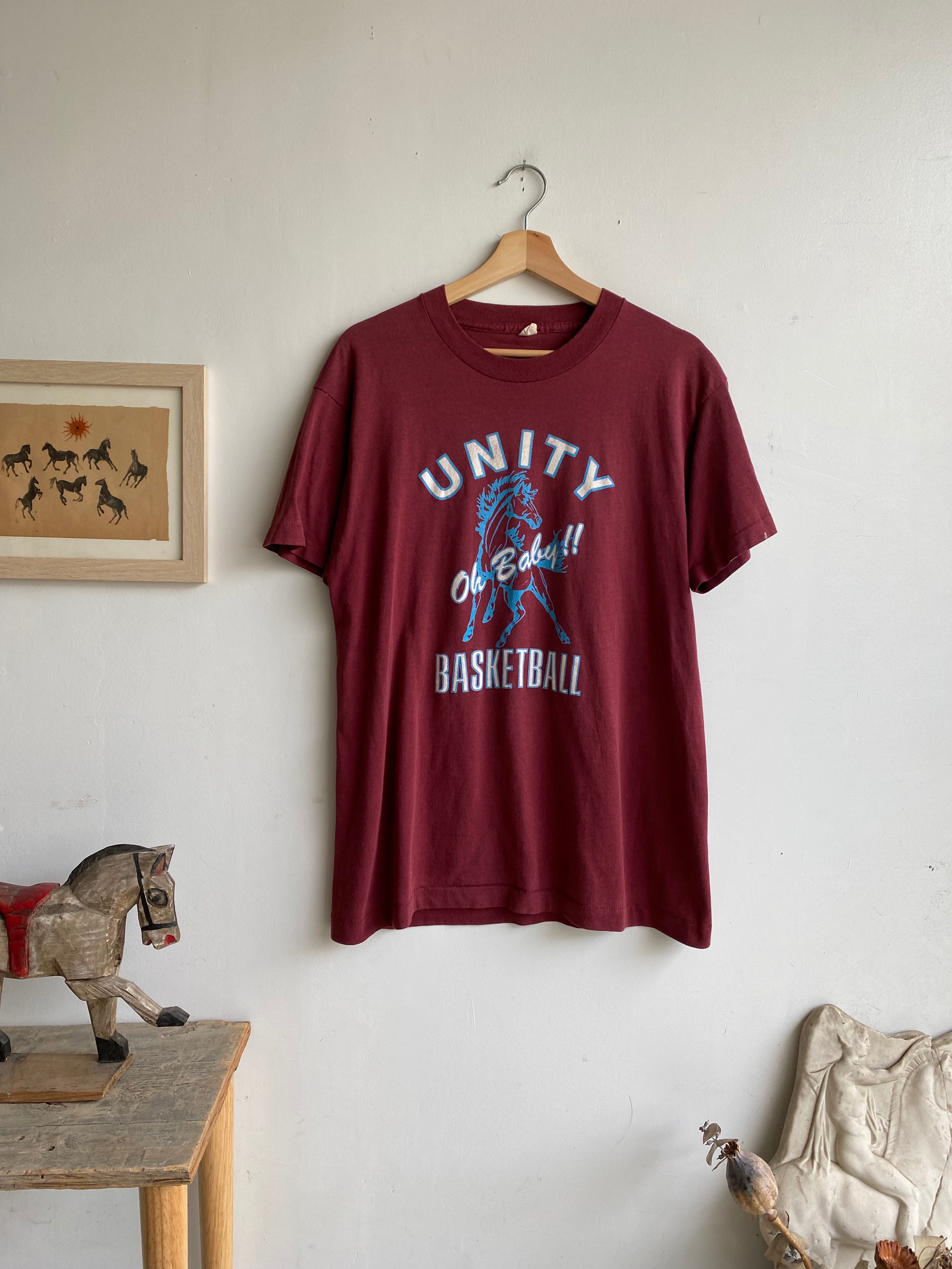 1980s Unity Basketball T-Shirt (L)