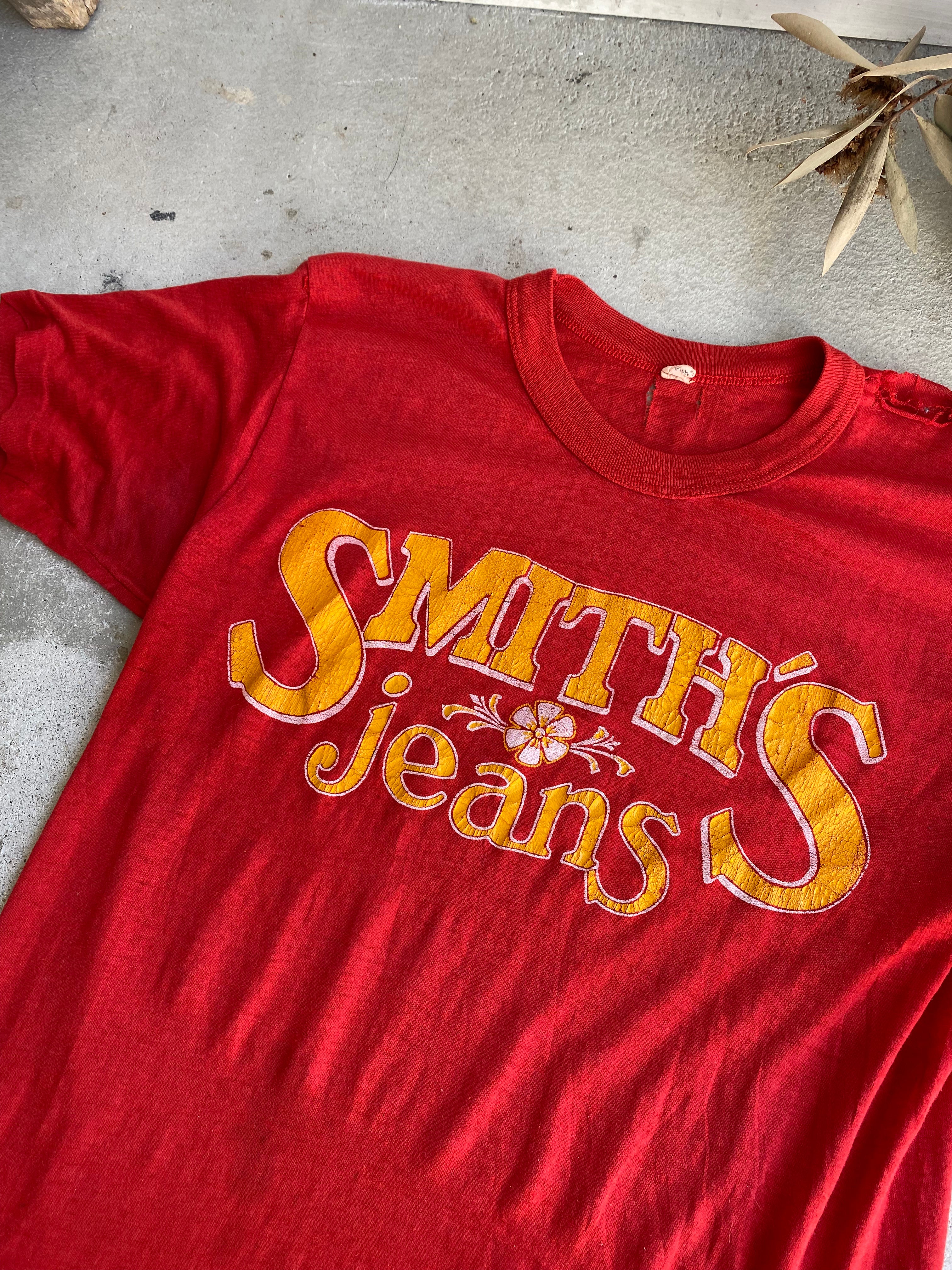 1980s Smith's Jeans T-Shirt (S/M)