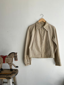 1970s Tan Work Jacket (Boxy S/M)