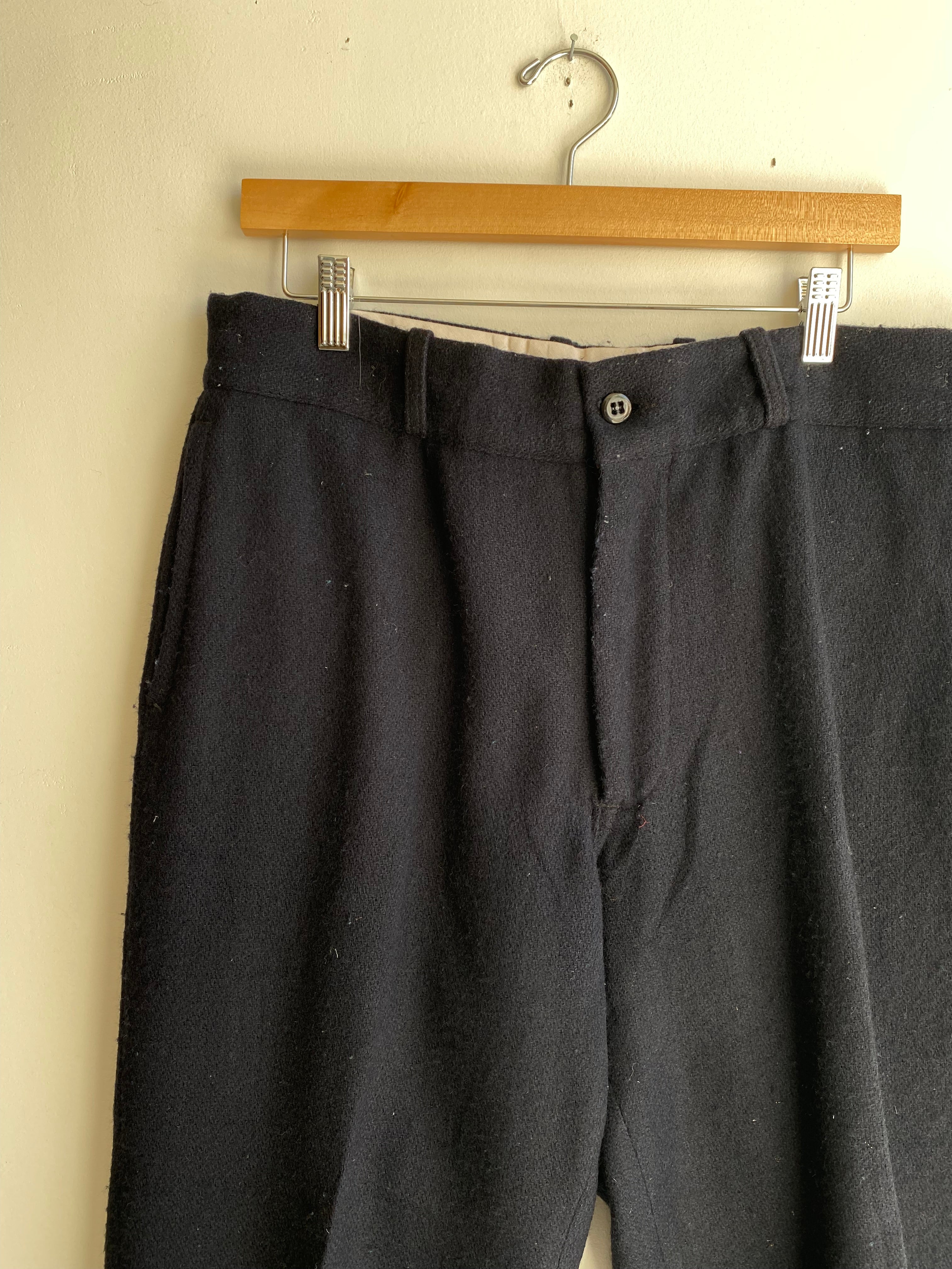 1960s Johnson Heavy Wool Trousers (33 x 30)