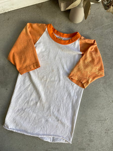 1970s Orange Baseball Tee (XS)