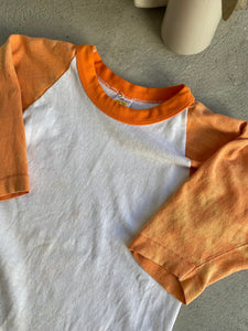 1970s Orange Baseball Tee (XS)