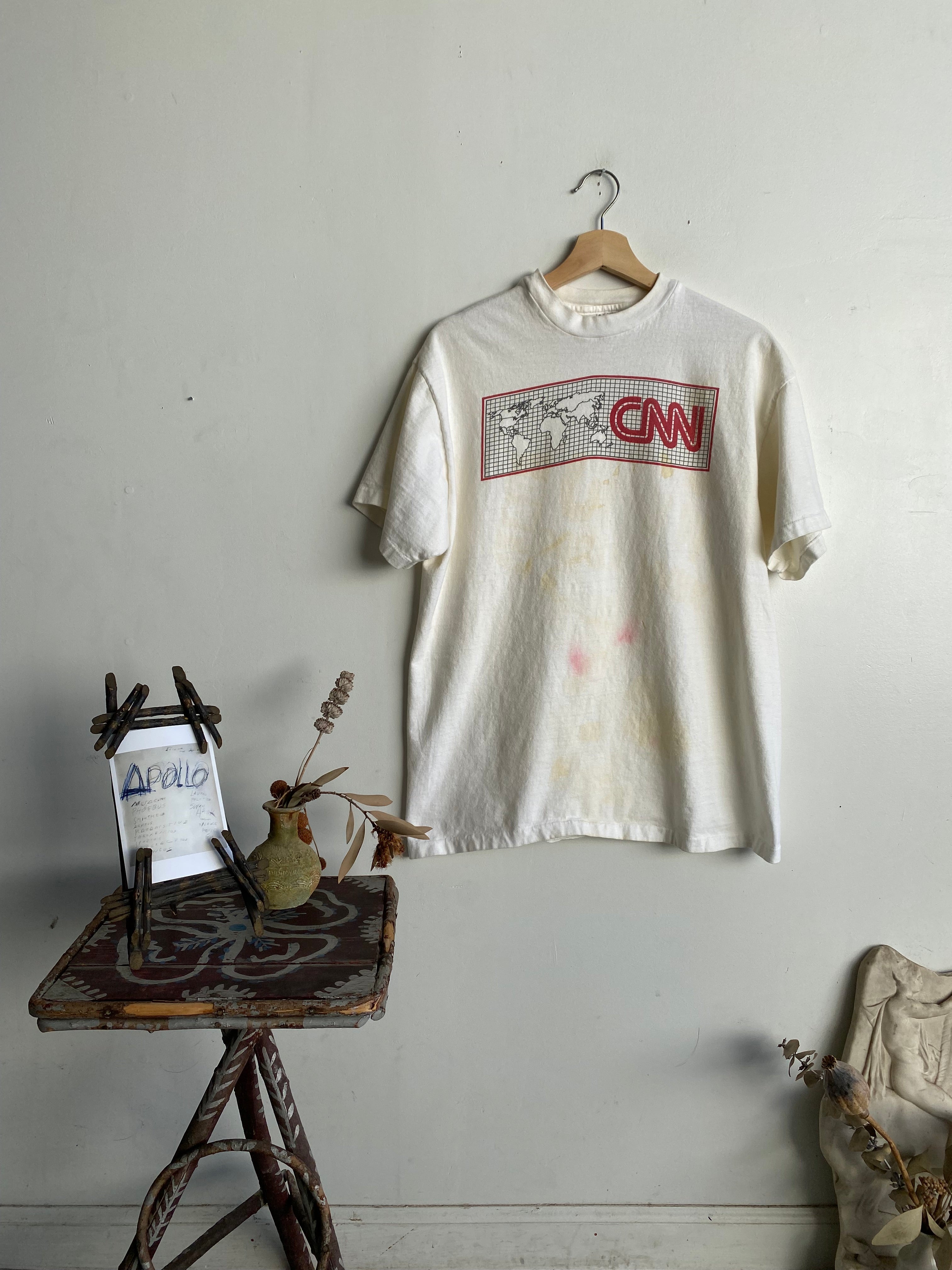 1980s Stained CNN T-Shirt (M/L)