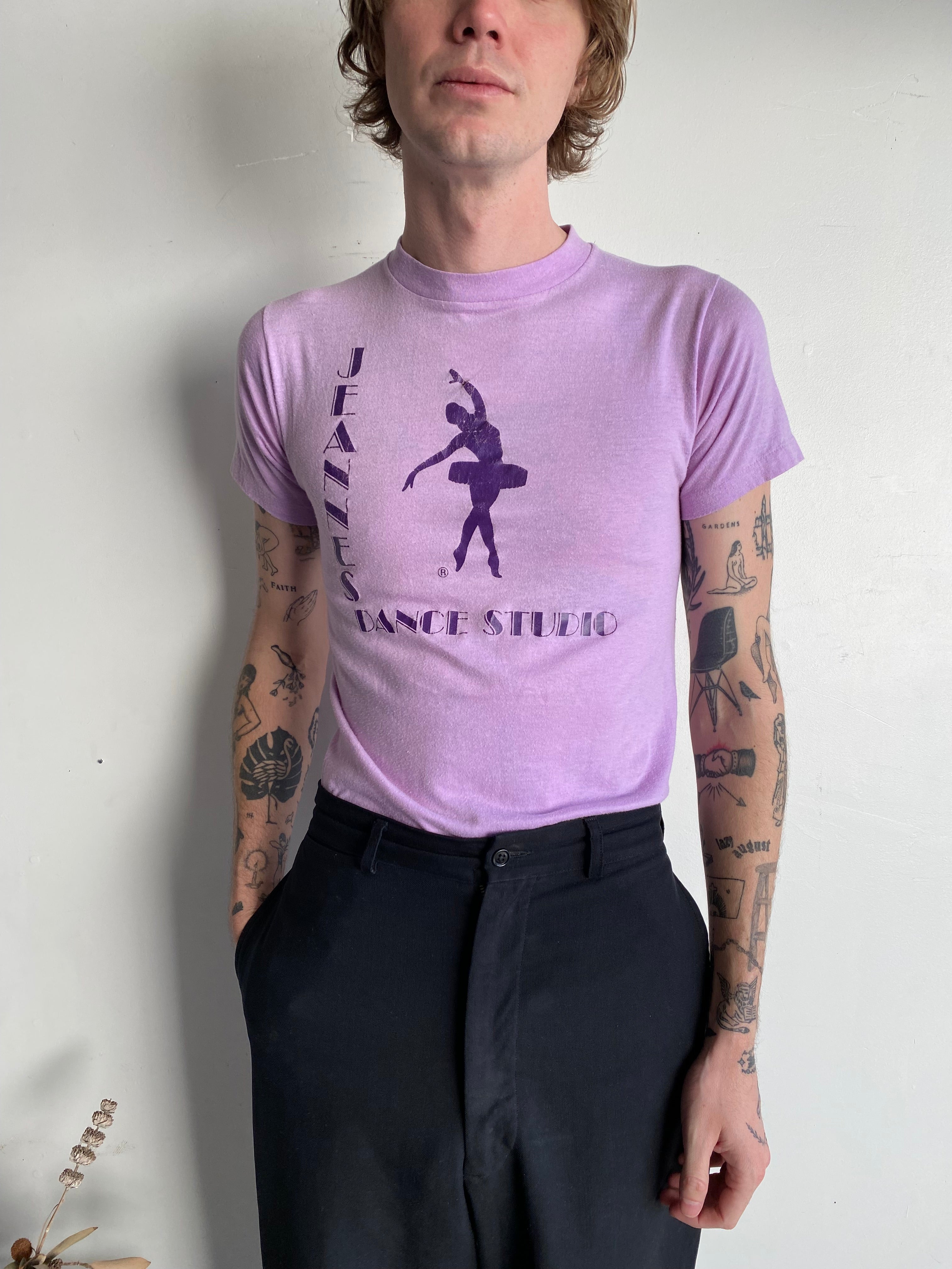 1980s Jeannes Dance Studio Tee (S/M)