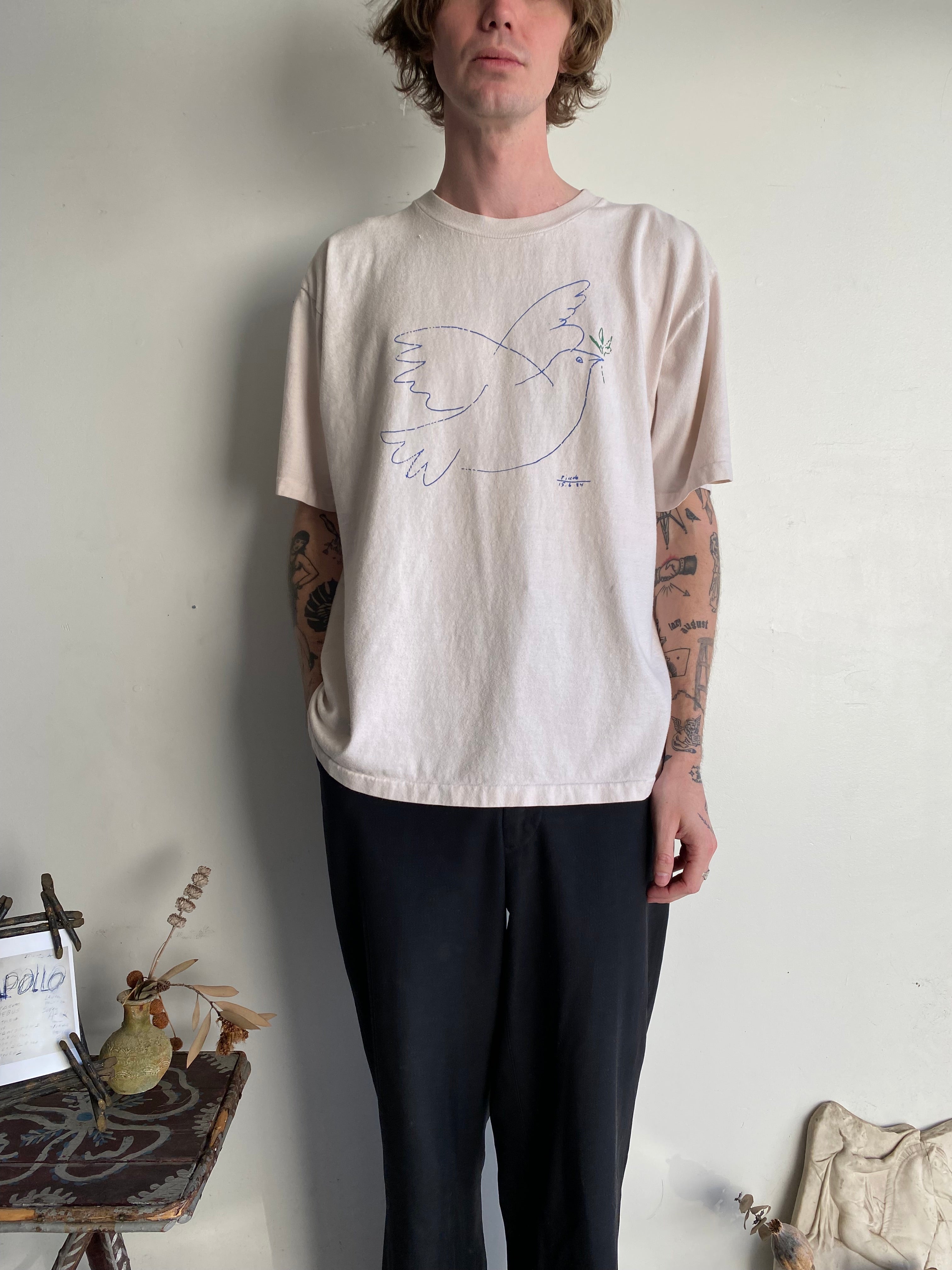 1990s Picasso Dove T-Shirt (XL)