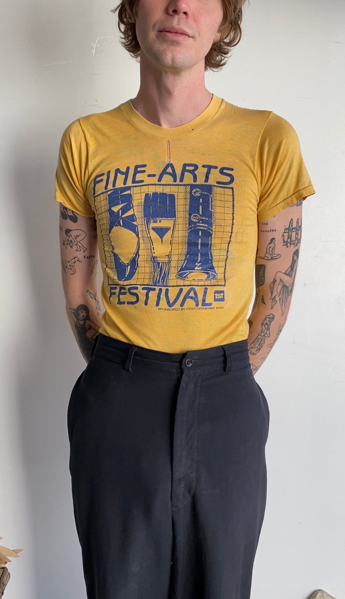 1980s Paper Thin Fine Arts Festival T-Shirt (XS)
