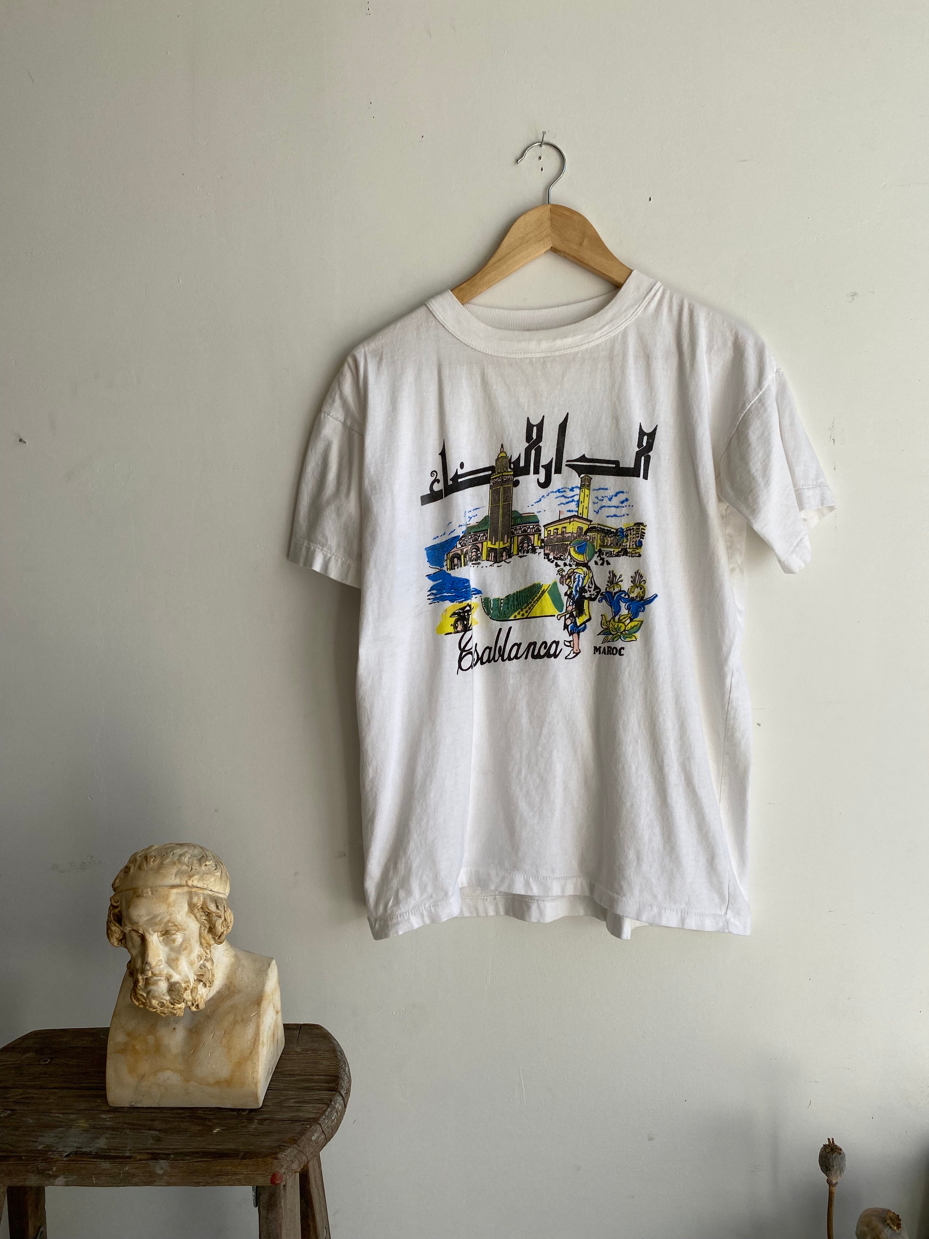 1980s Casablanca Morocco Tourism T-Shirt (M)