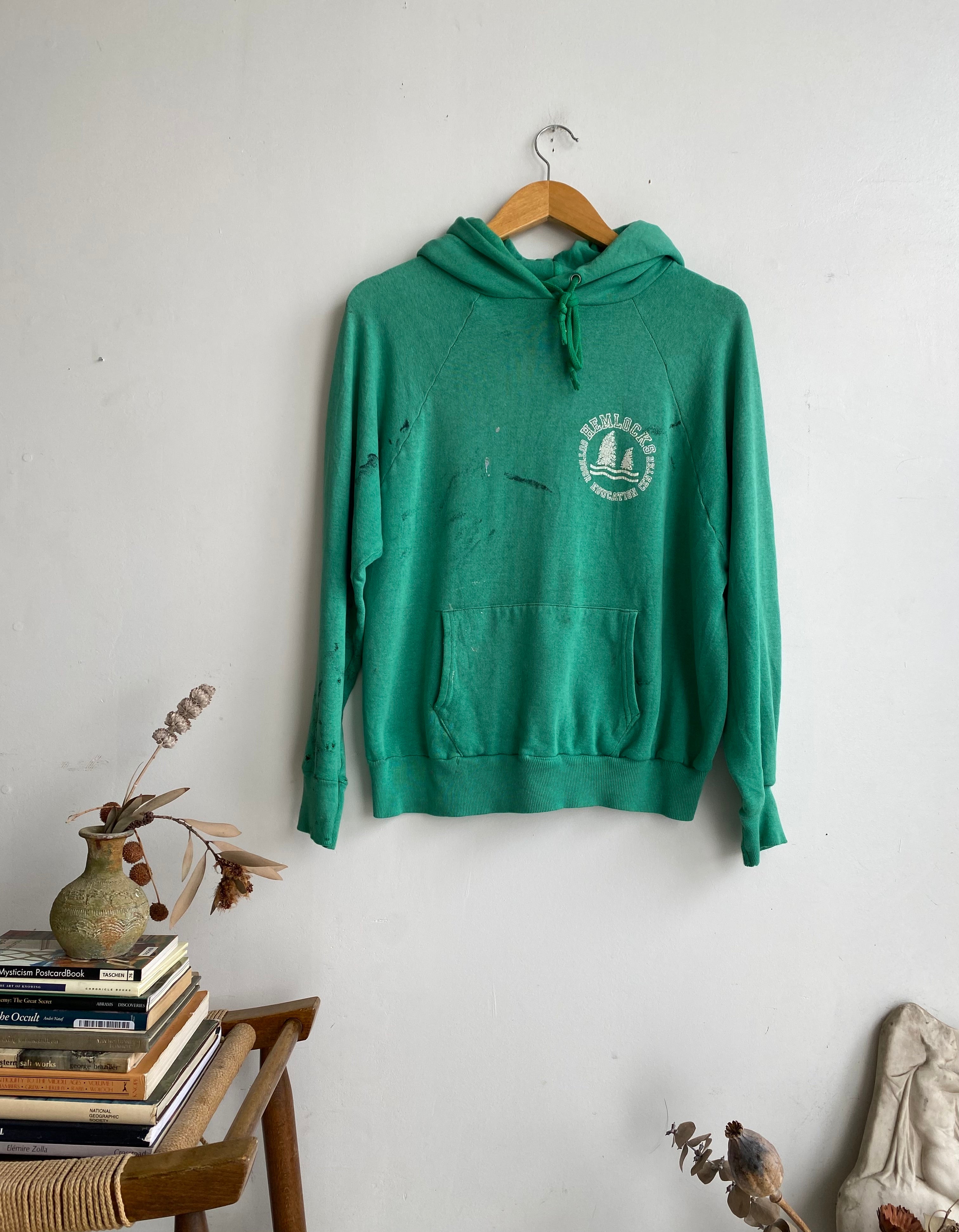 1970s Well-Worn Hemlock Hoodie (Boxy S)