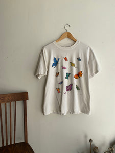 1990s Butterfly T-Shirt (M)