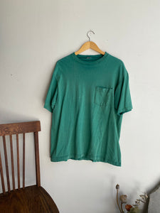 1980s Well Worn/Faded Green Pocket Blank (XL)