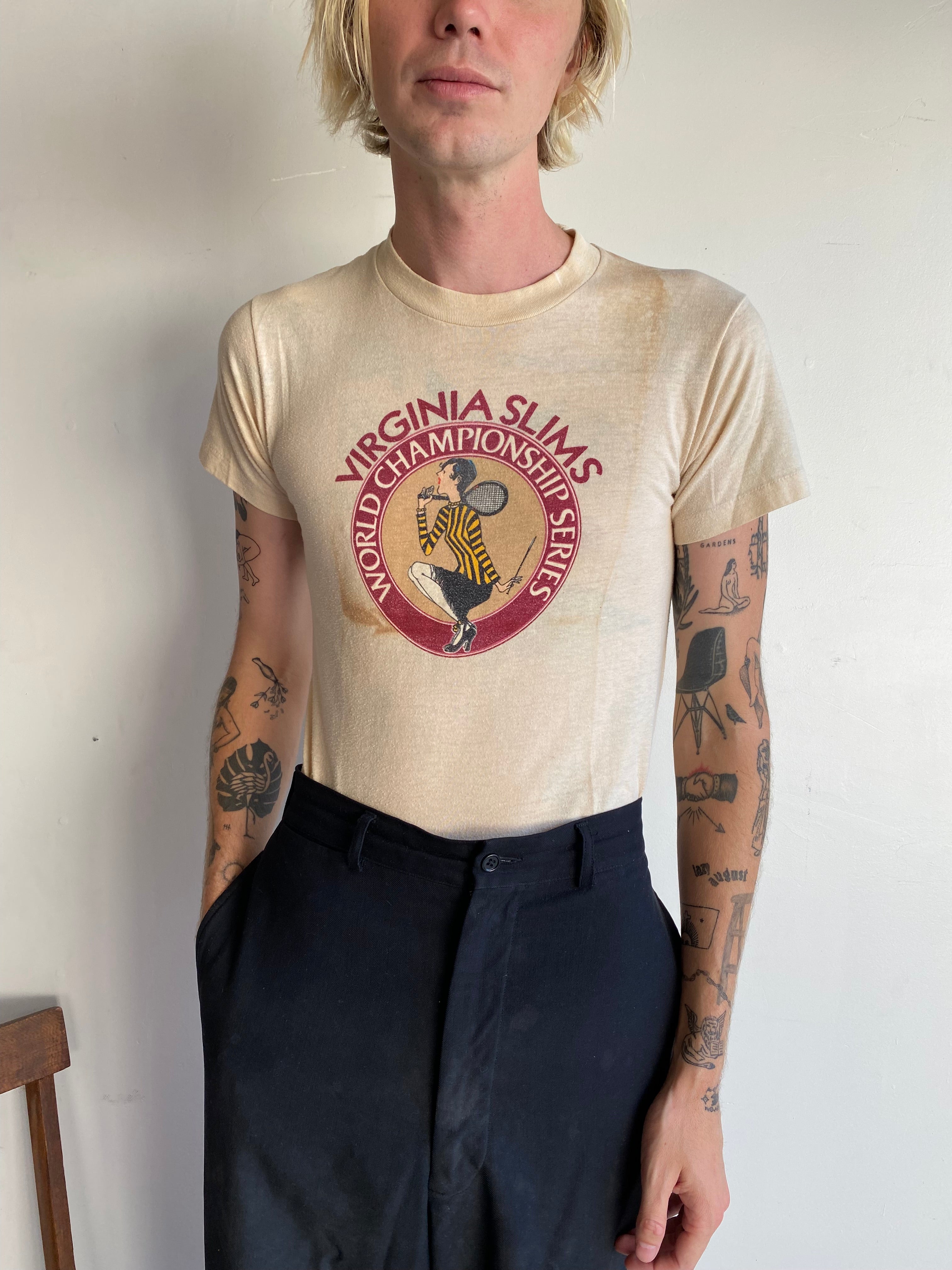 1980s Stained Virginia Slims T-Shirt (S)