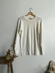 1990s Hanes Thermal Sweatshirt (XL)