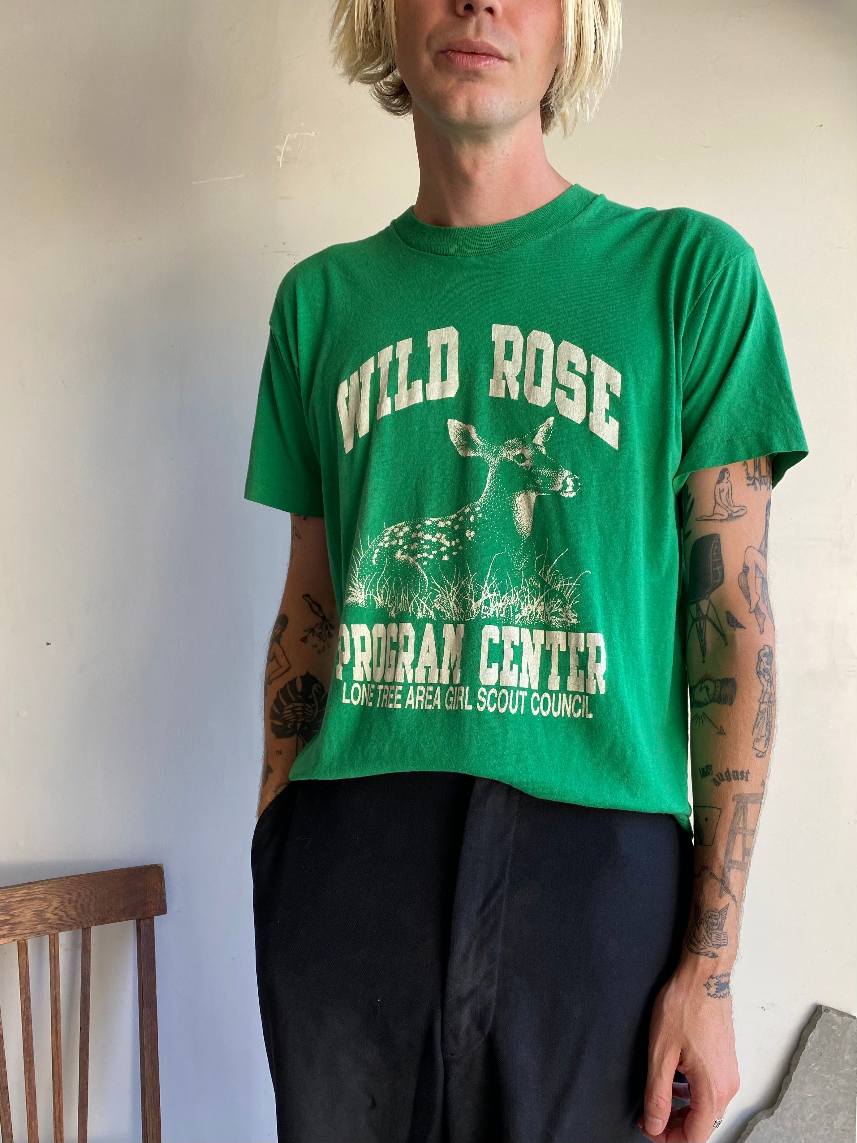 1980s Wild Rose T-Shirt (M)