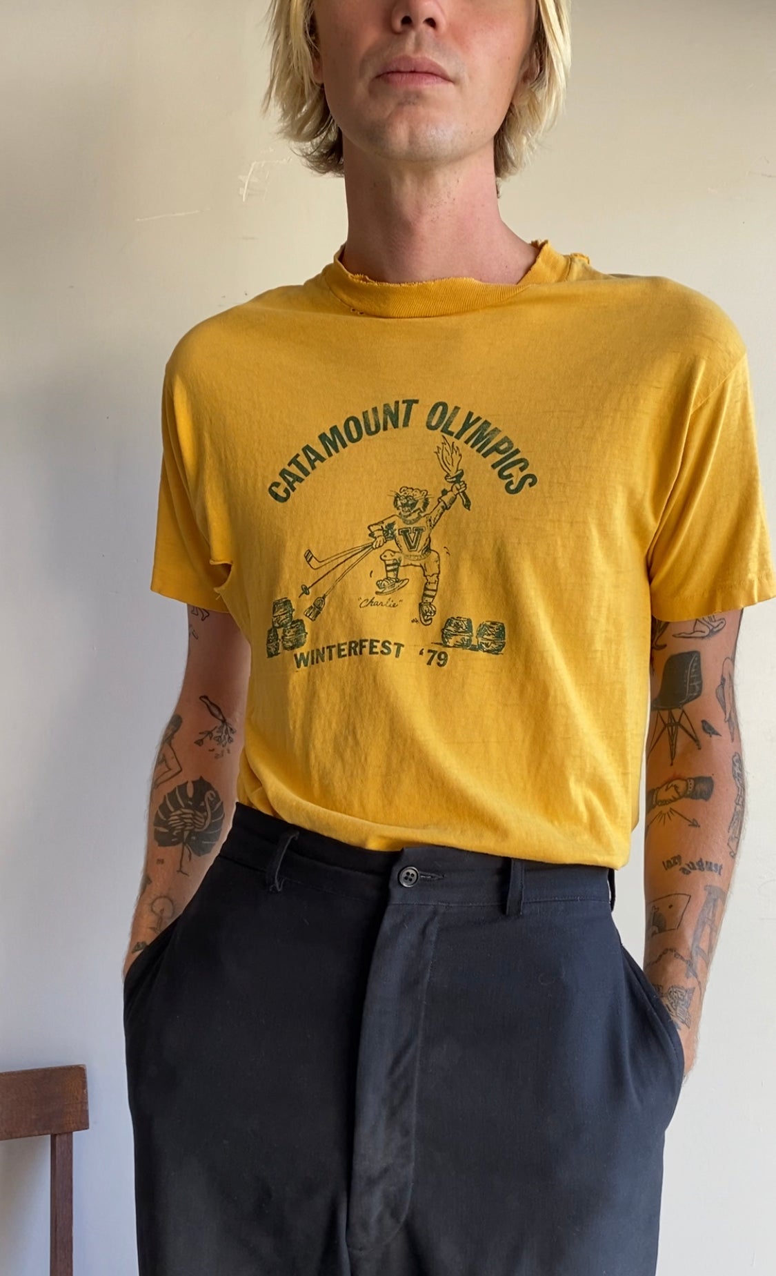 1979 Thrashed Catamount Olympics Tee (M/L)