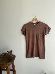 1970s Brown Pocket Tee (S)