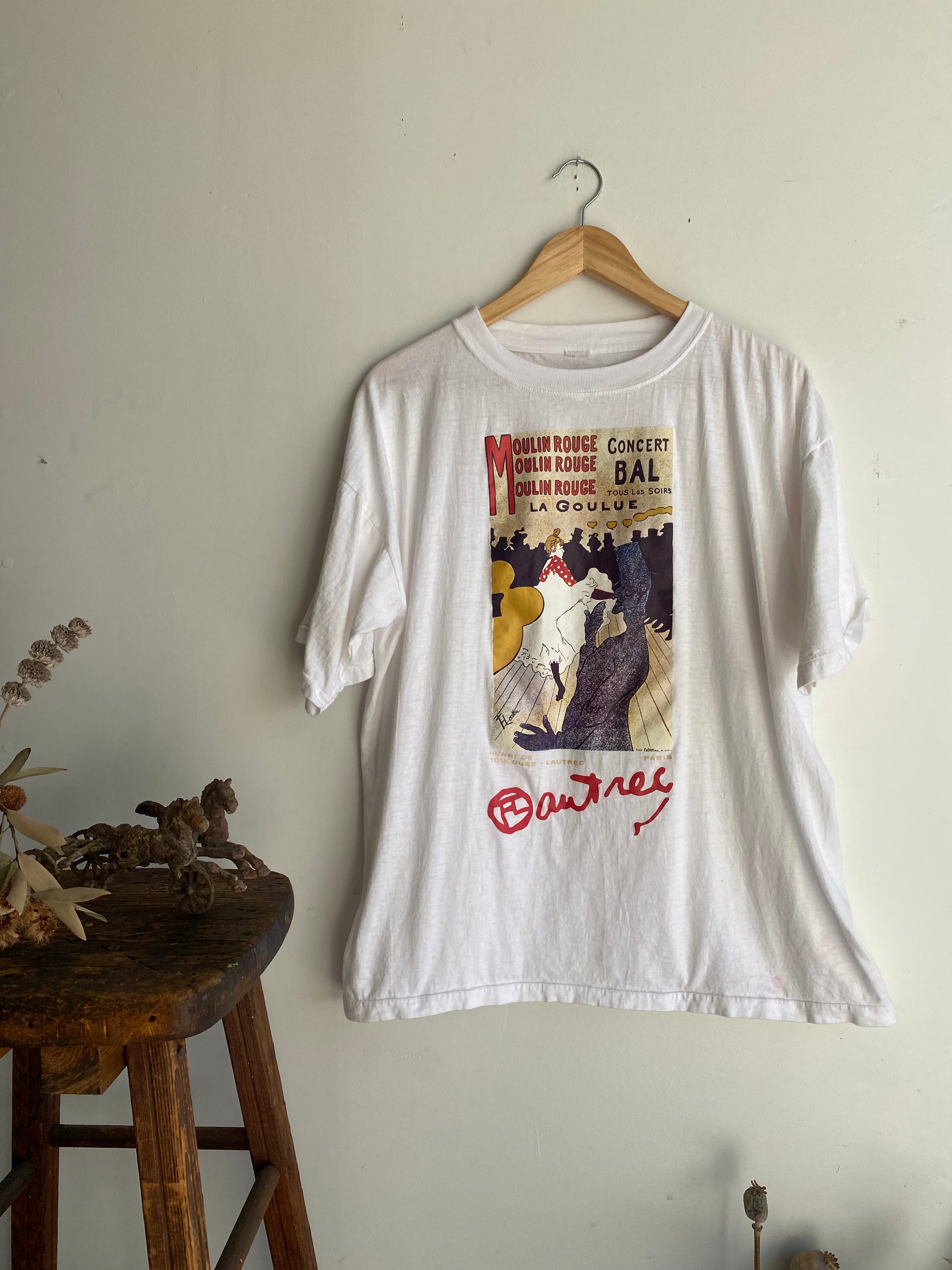 1980s Iron-On Lautrec T-Shirt (Boxy L)