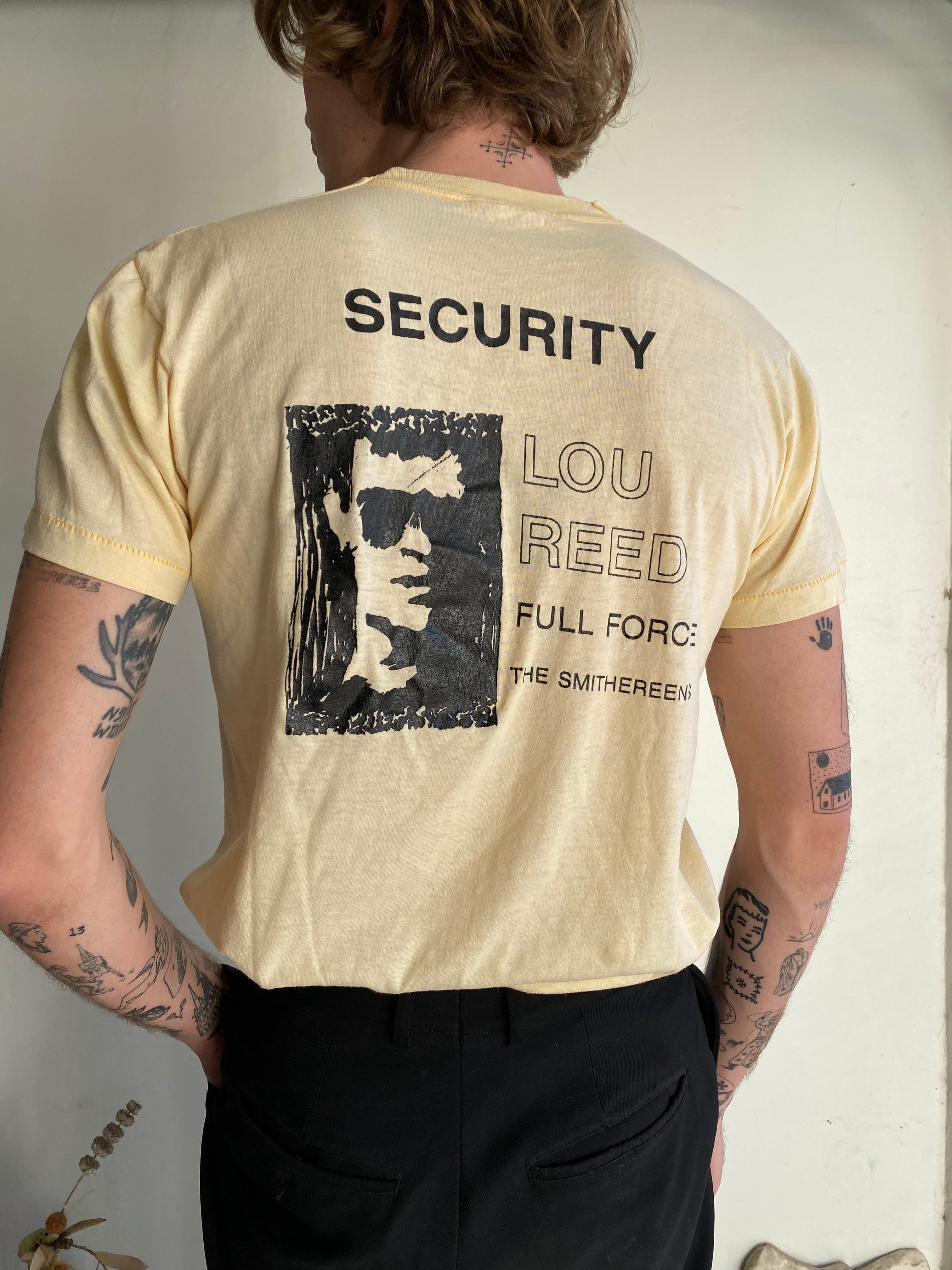 1986 Lou Reed Security Tee (M)