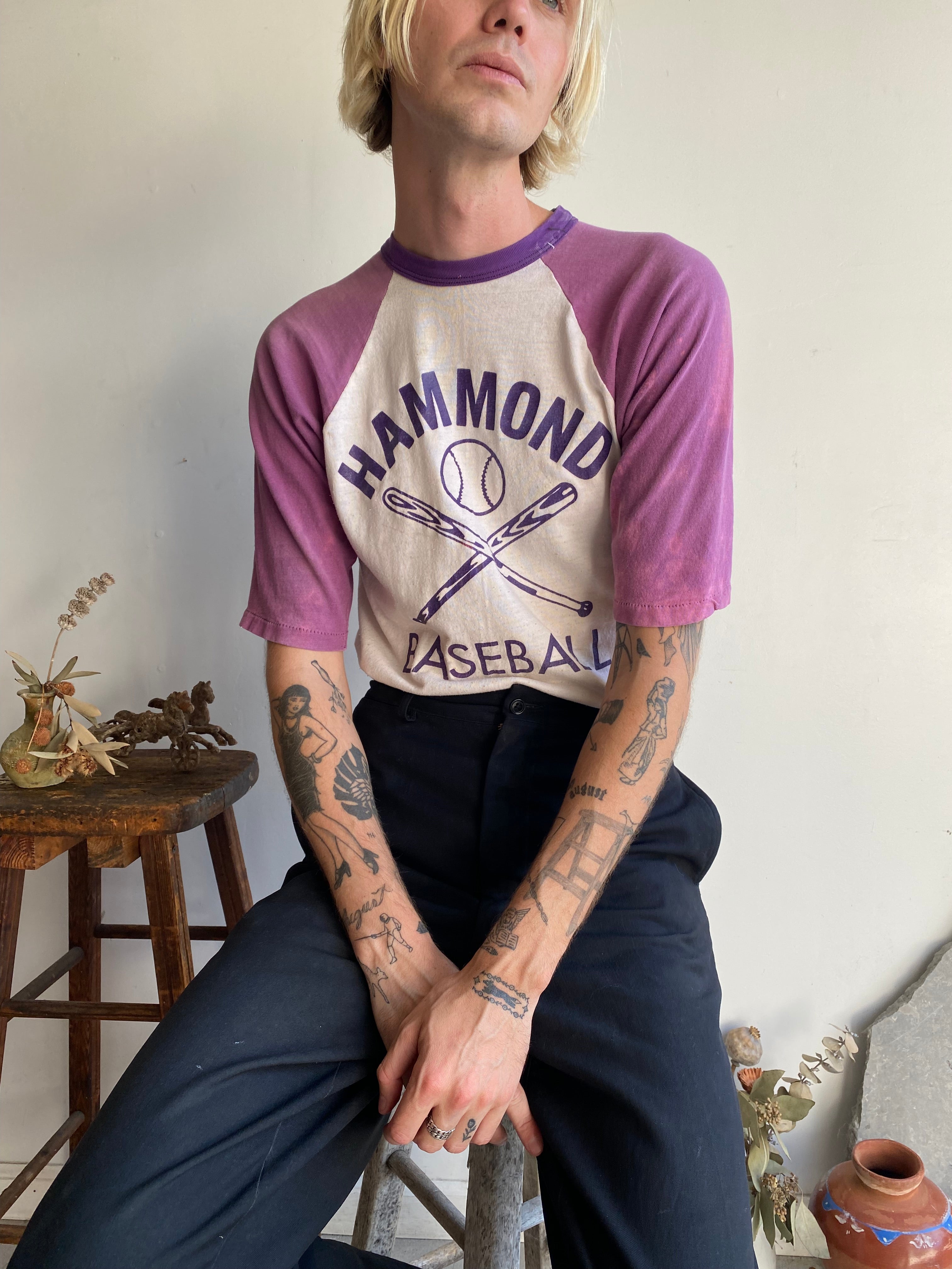 1970s Hammond Baseball Tee (M)