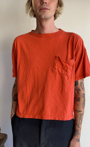 1980s Burnt Orange Pocket Blank (Boxy M)