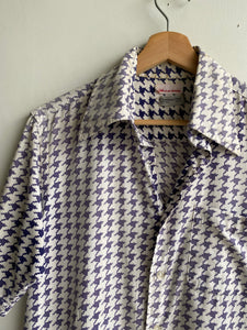 1970s Faded Dior Houndstooth Shirt (M/L)