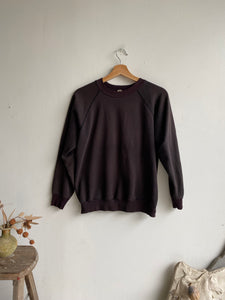 1980s Plum Sweatshirt (Boxy S/M)