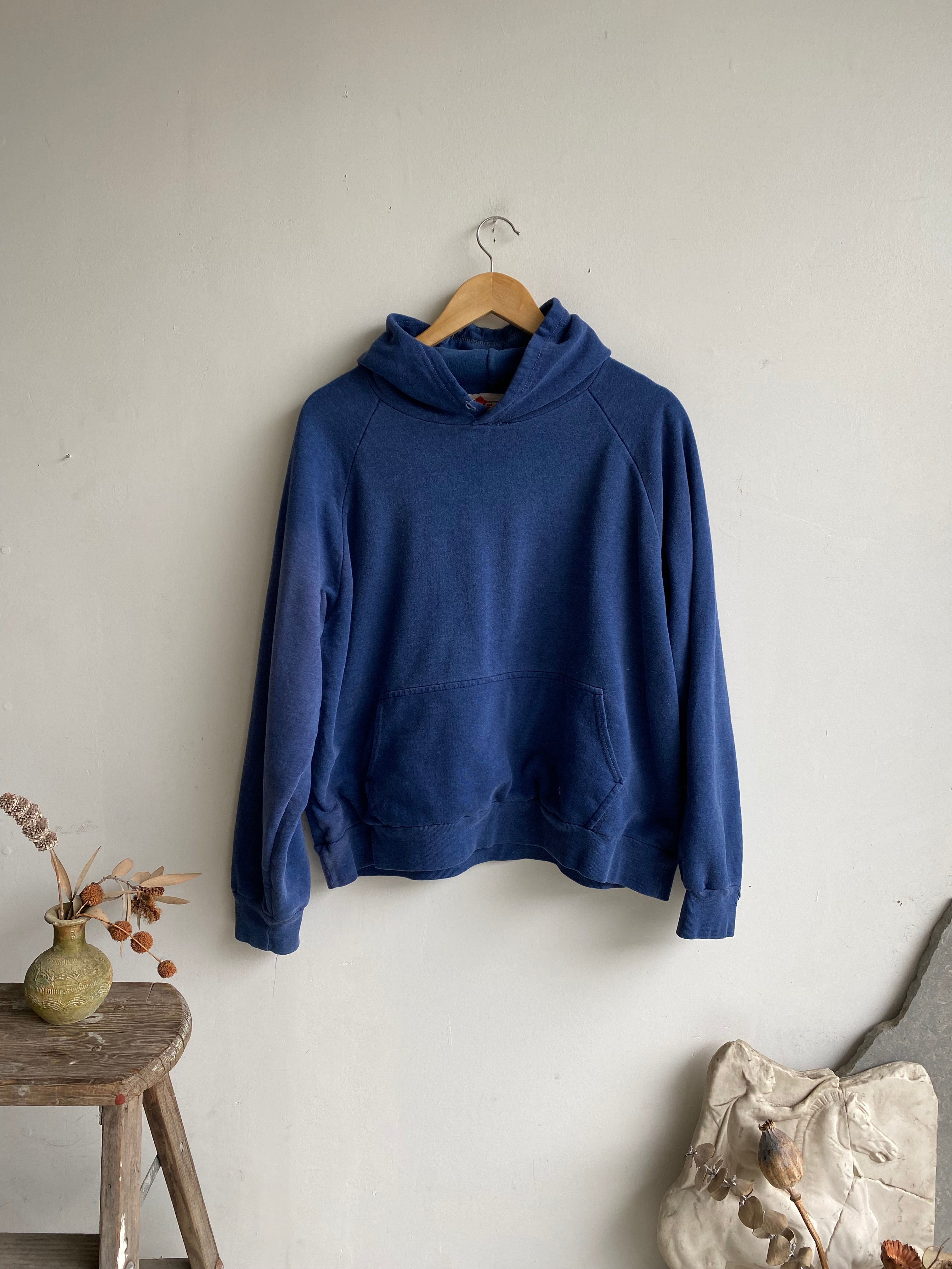 1980s Faded Thermal Hoodie (Boxy L)