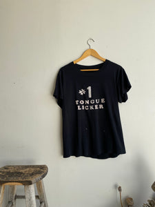 1970s Thrashed "#1 Tongue Licker" T-Shirt (M)