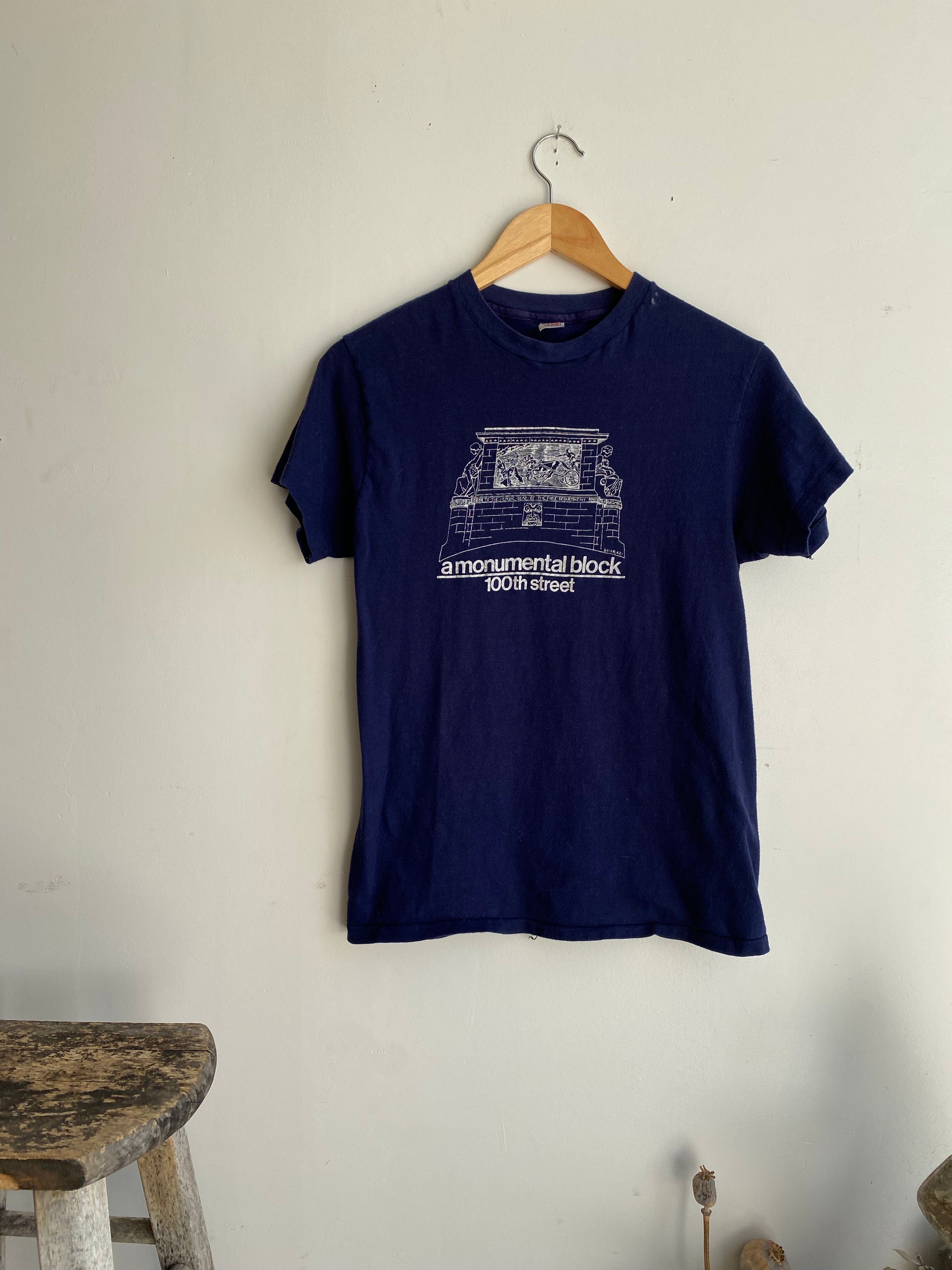 1980s 100th St. Monumental Block T-Shirt (S/M)