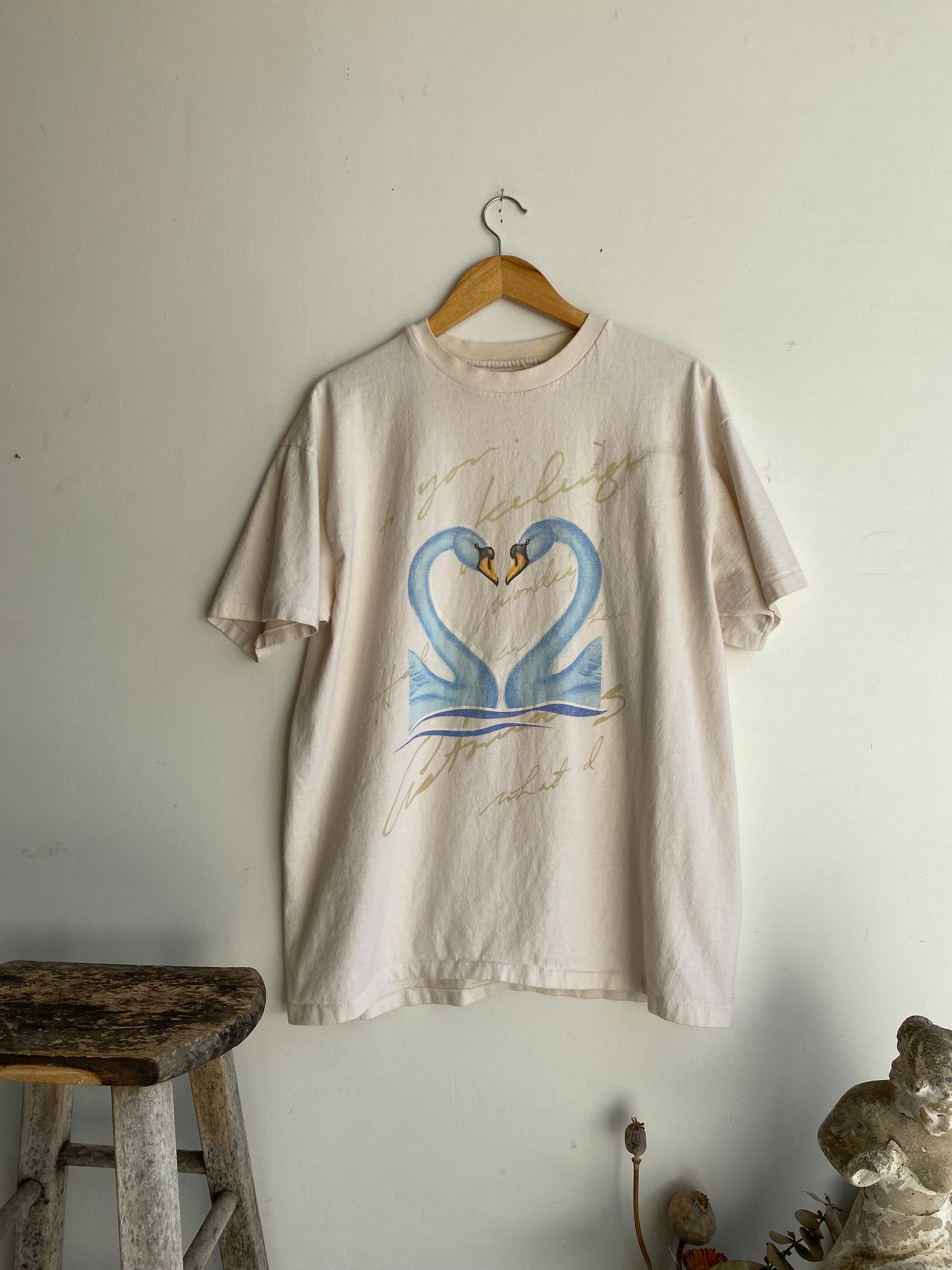 1990s Swan T-Shirt (XL)